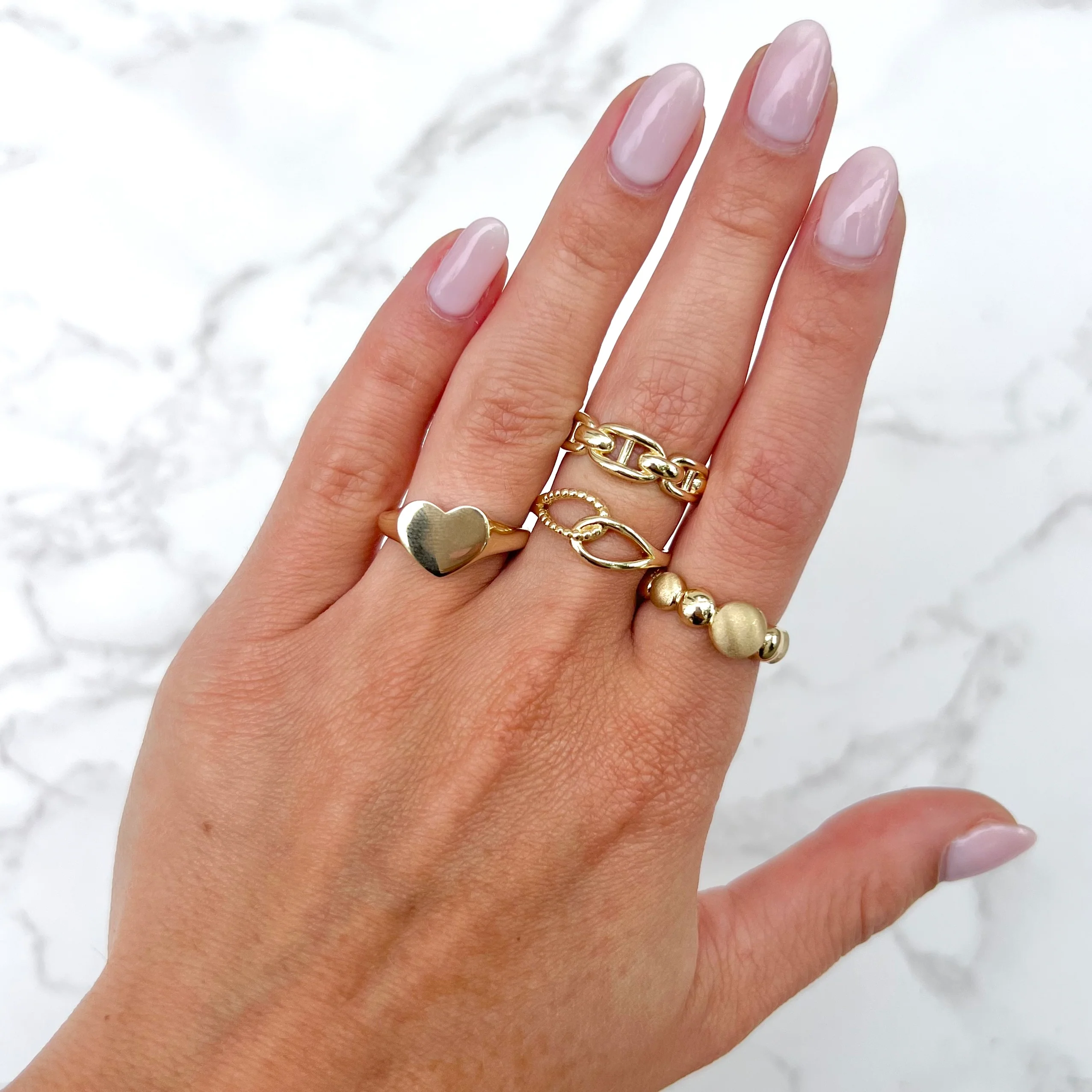 14K GOLD COREY RING - Image 2