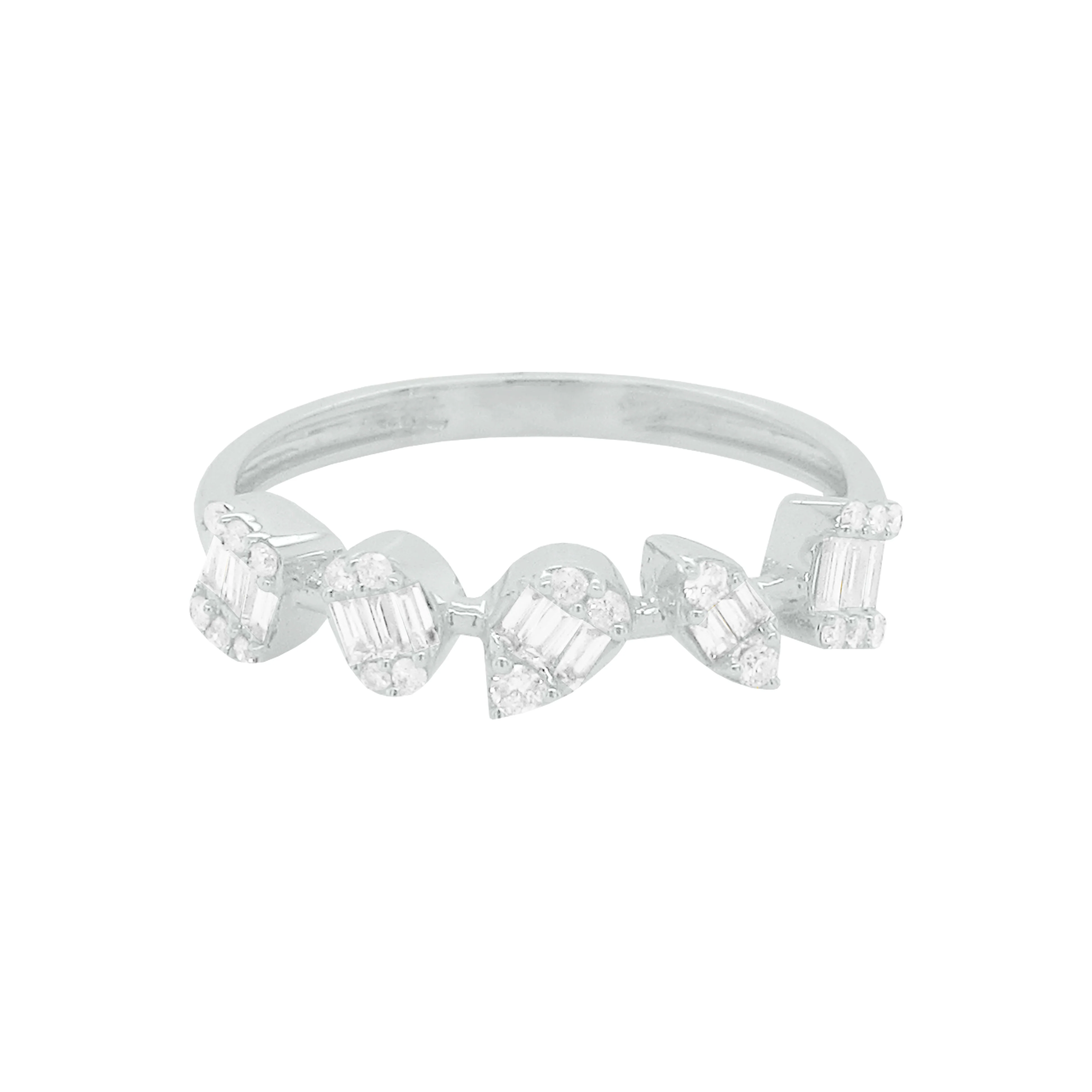 14K GOLD DIAMOND ABBI RING