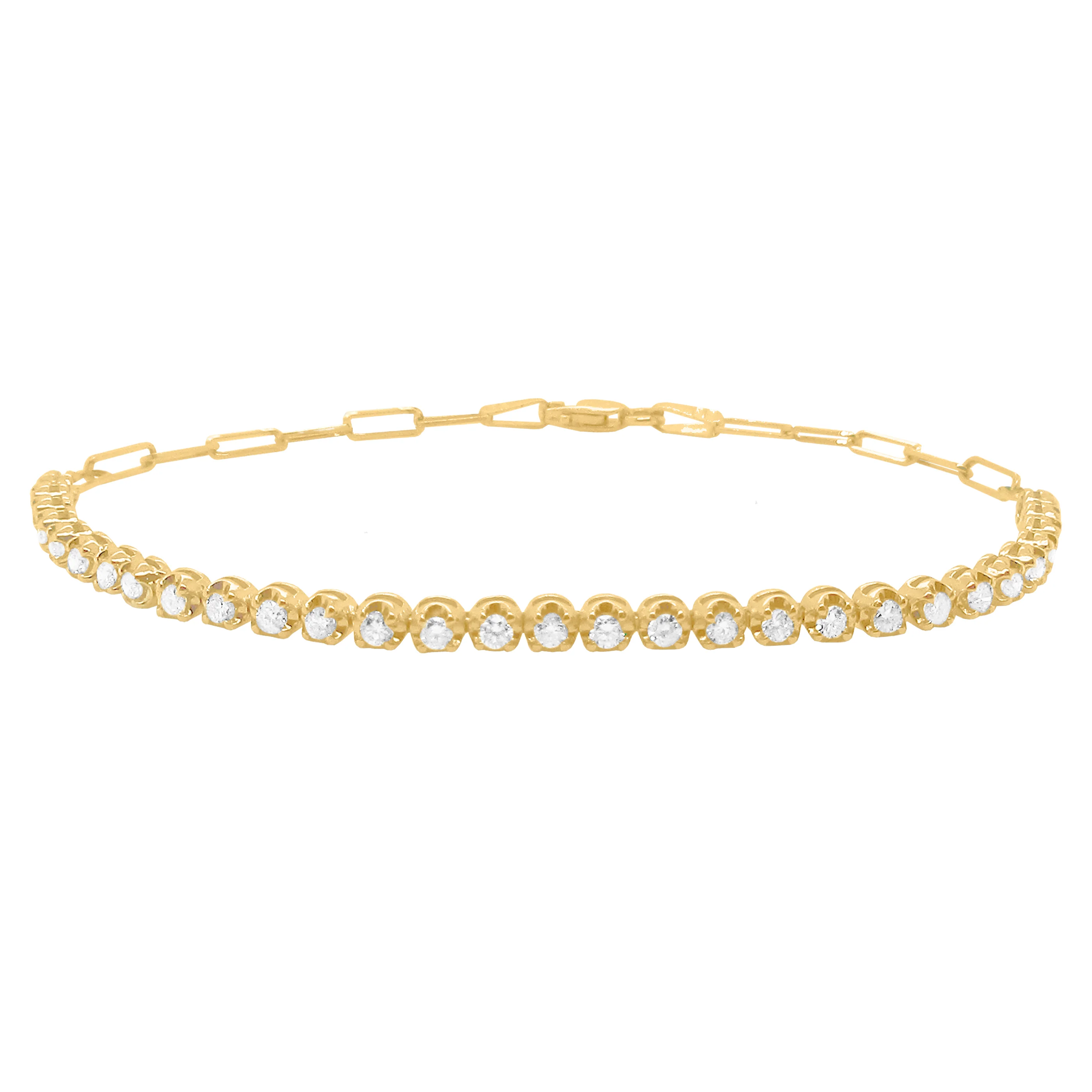 14K GOLD DIAMOND ADDISON BRACELET - Image 3