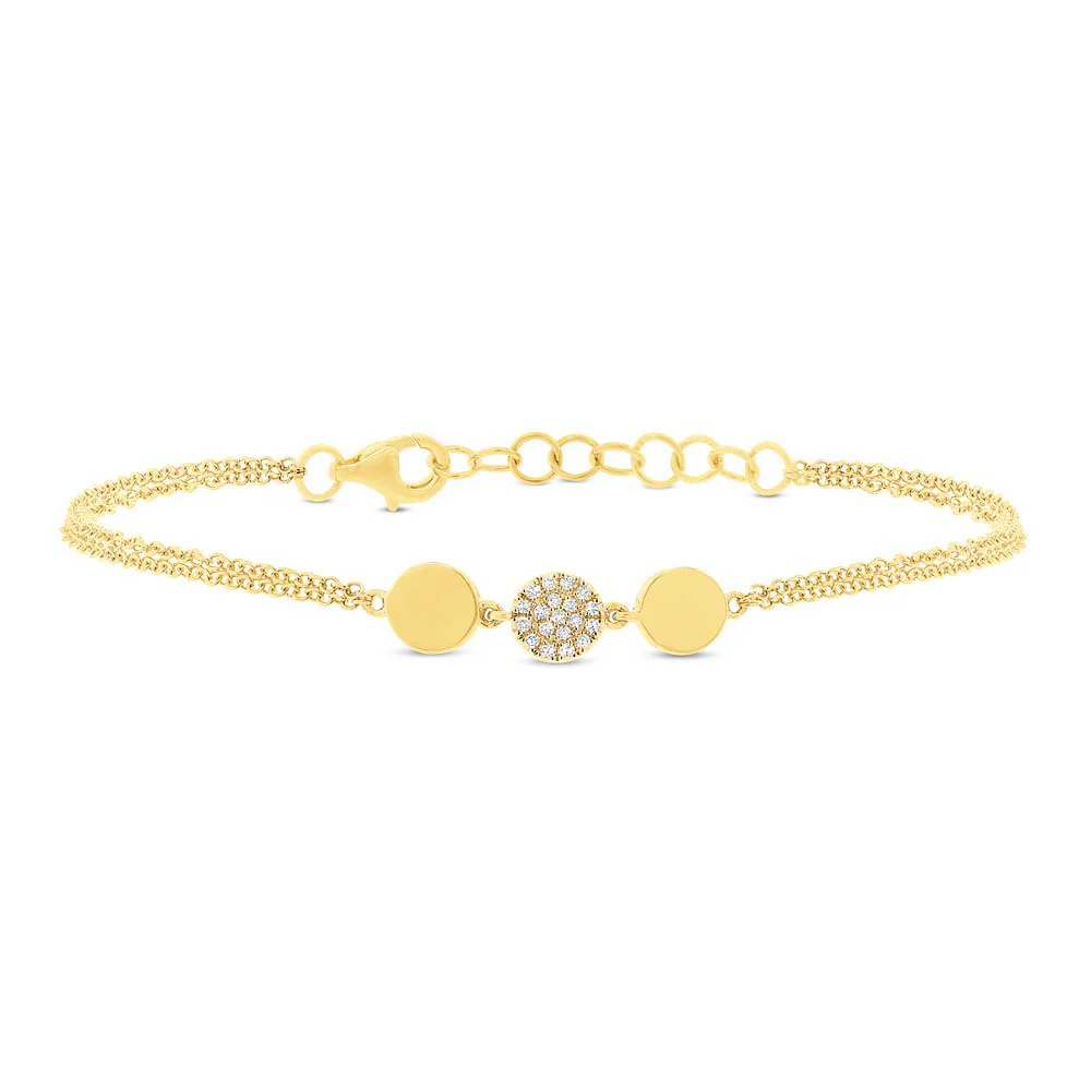 14K GOLD DIAMOND AMY BRACELET - Image 4