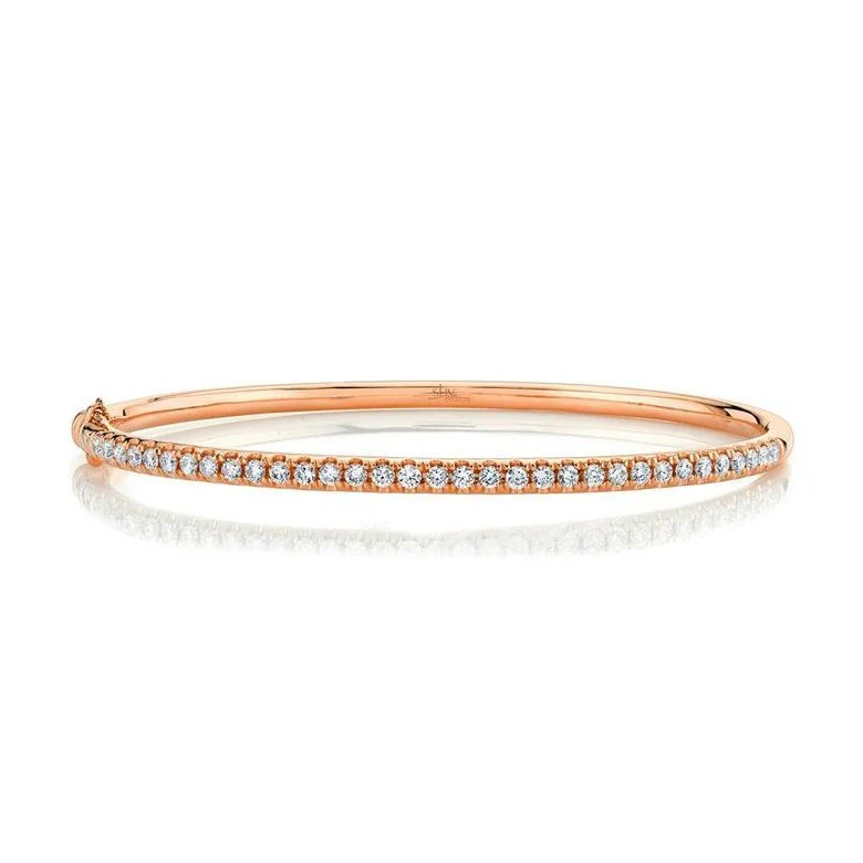 14K GOLD DIAMOND AUDREY BANGLE - Image 3