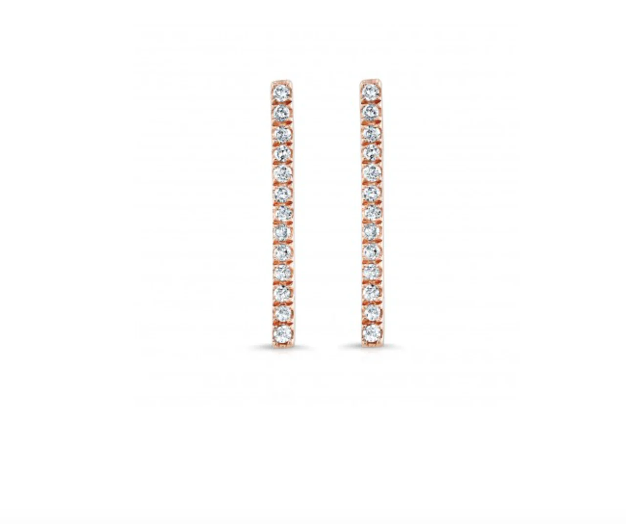 14K GOLD DIAMOND BAR CRAWLERS - Image 4