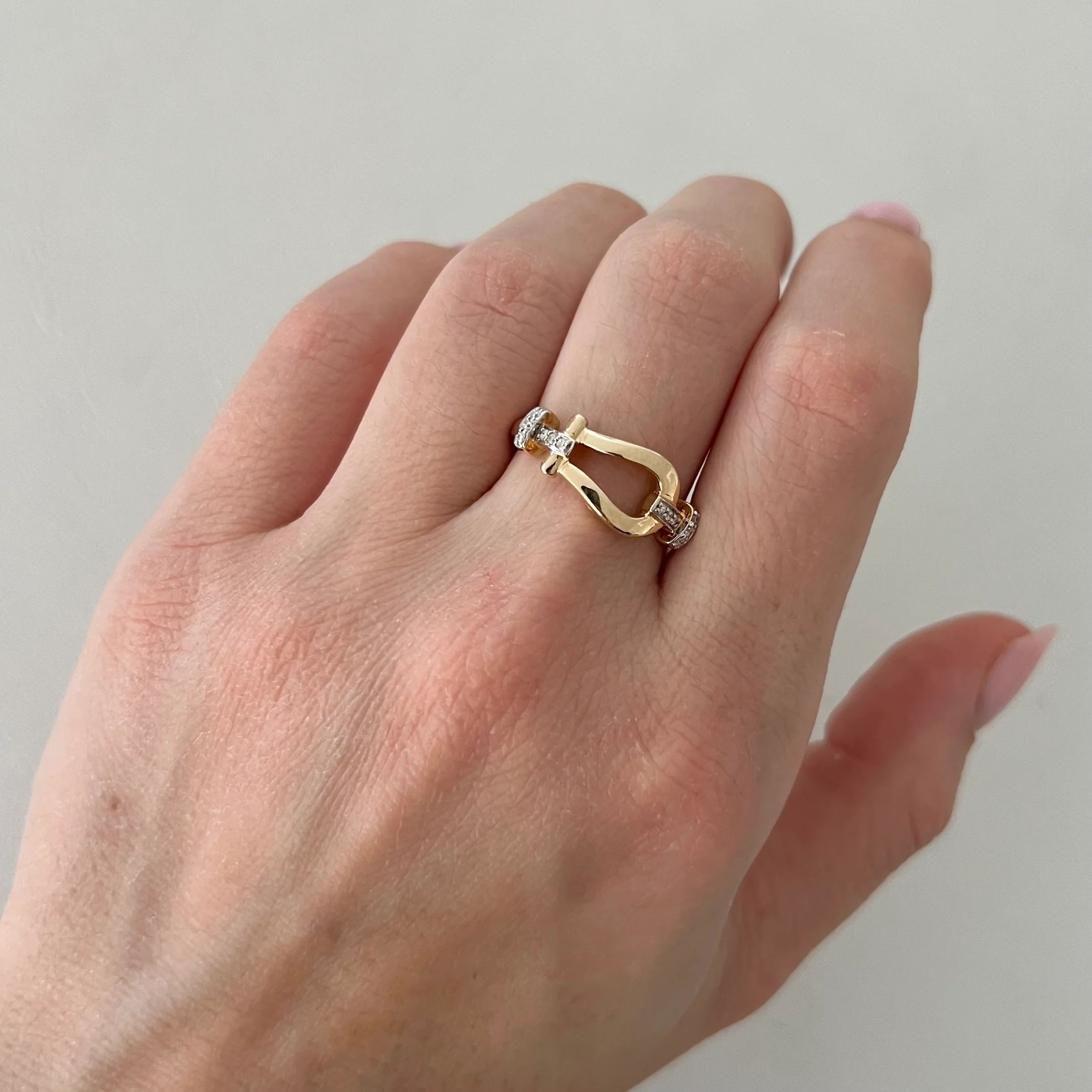 14K GOLD DIAMOND BECKY RING - Image 2