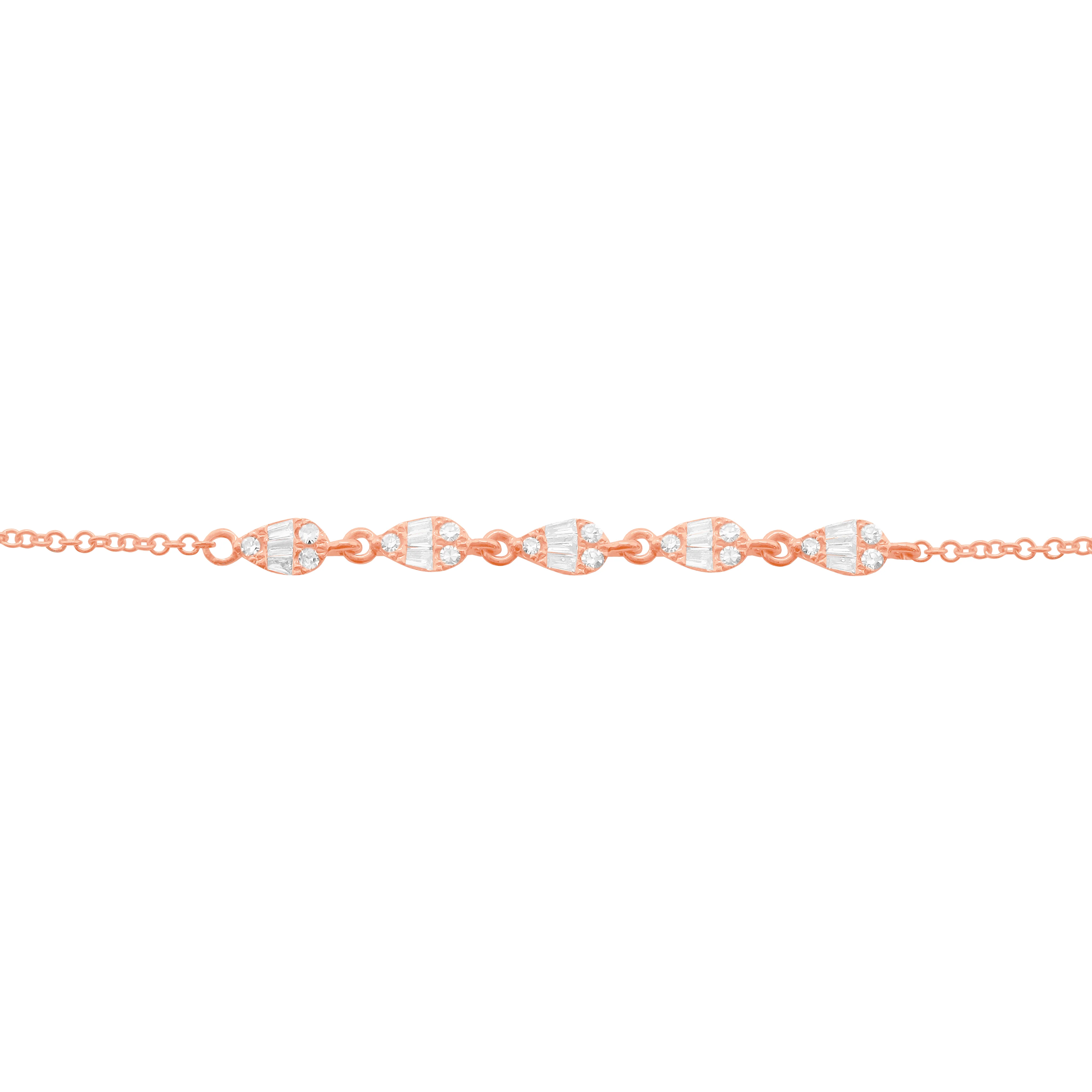 14K GOLD DIAMOND BELLE BRACELET - Image 4