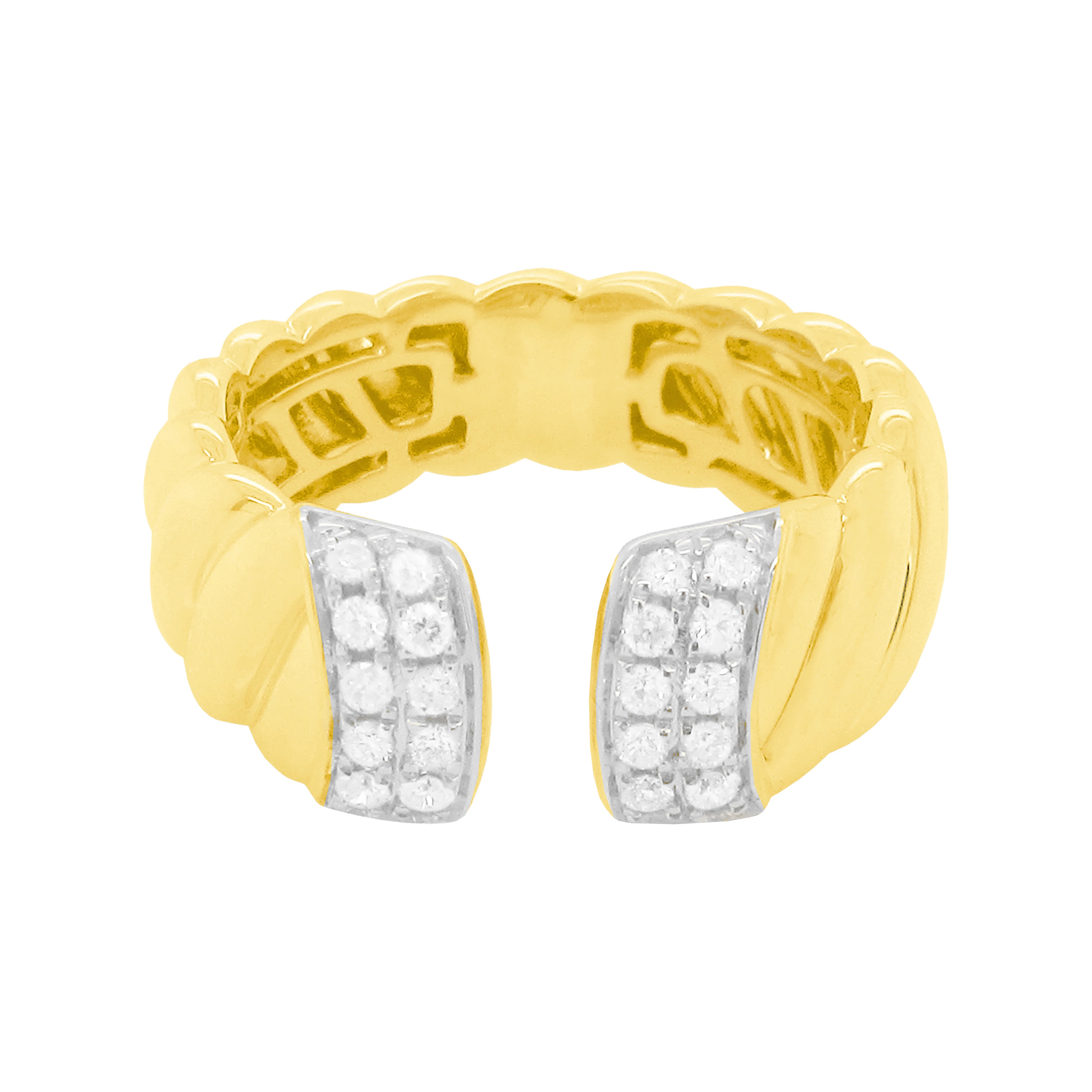 14K GOLD DIAMOND BETH RING