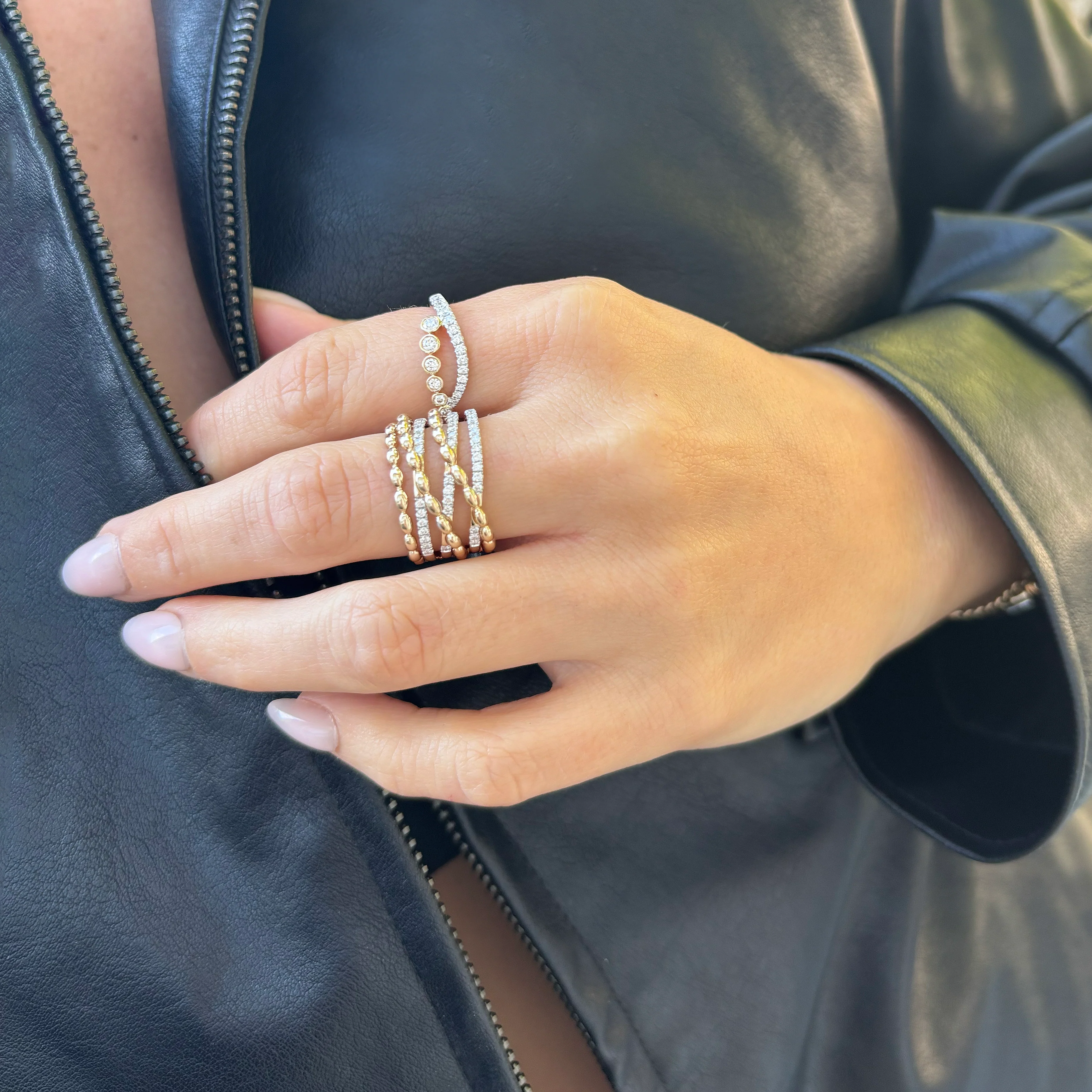 14K GOLD DIAMOND BLAIRE RING - Image 3