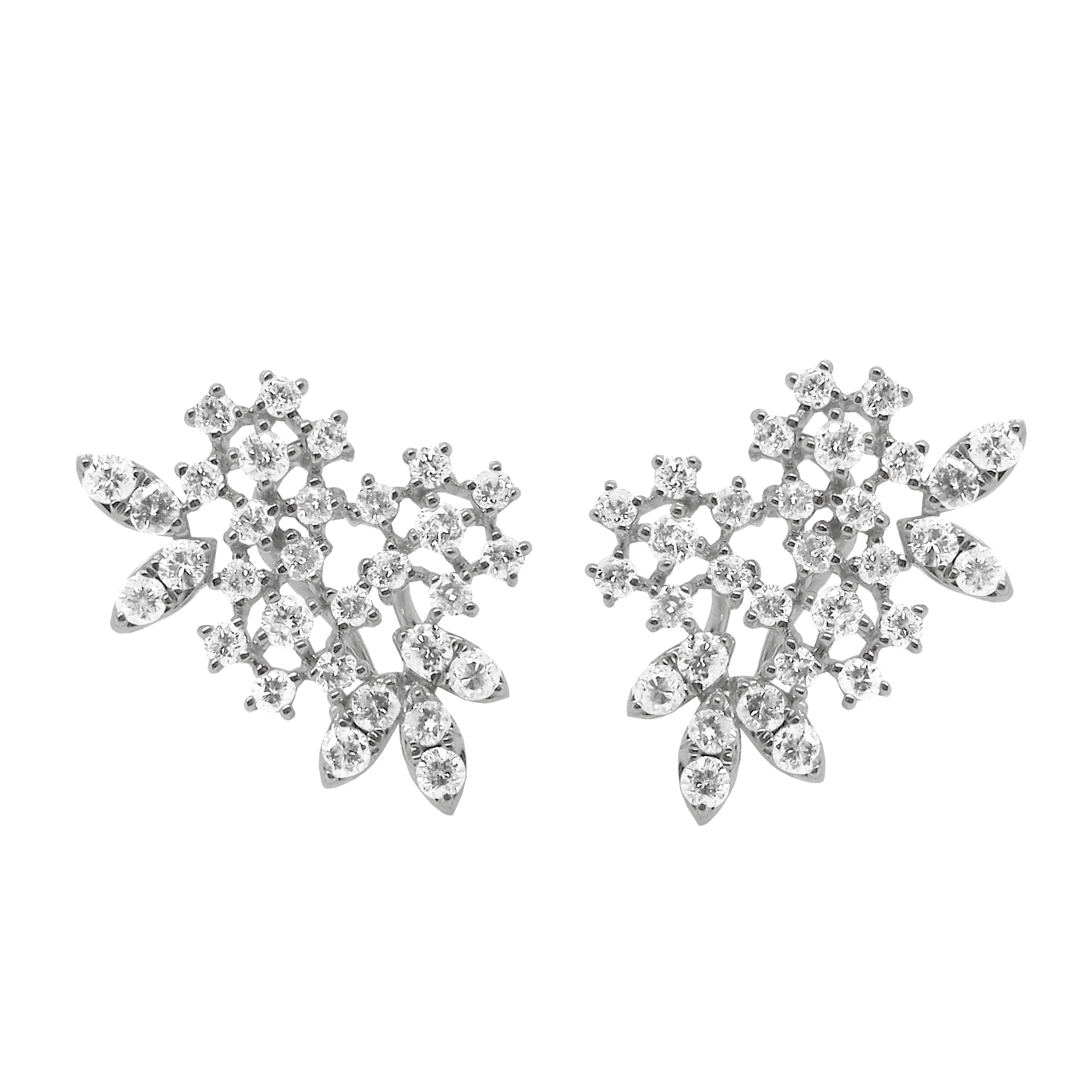 14K GOLD DIAMOND BLAKE EARRINGS - Image 2