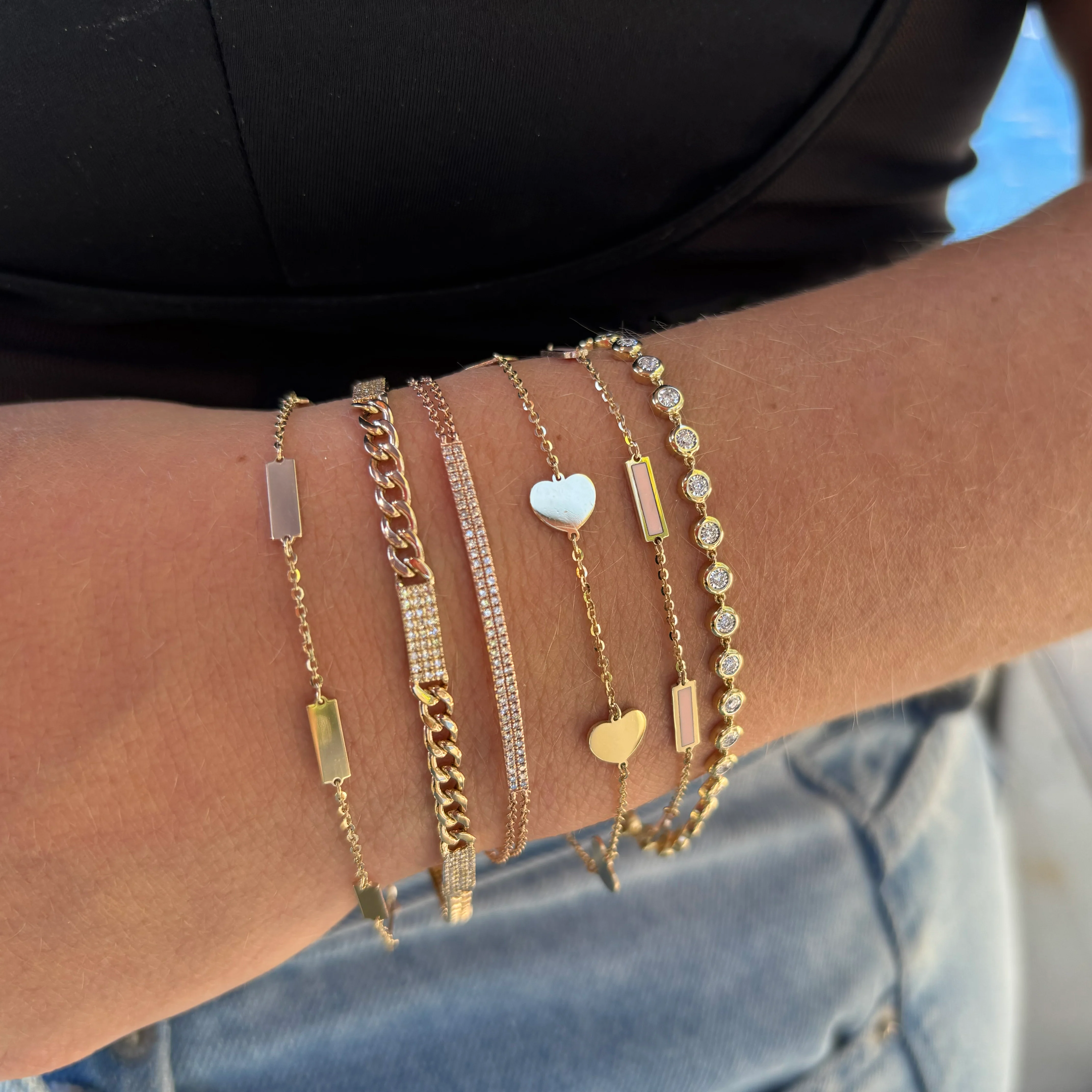 14K GOLD DIAMOND BRENNA BRACELET - Image 2