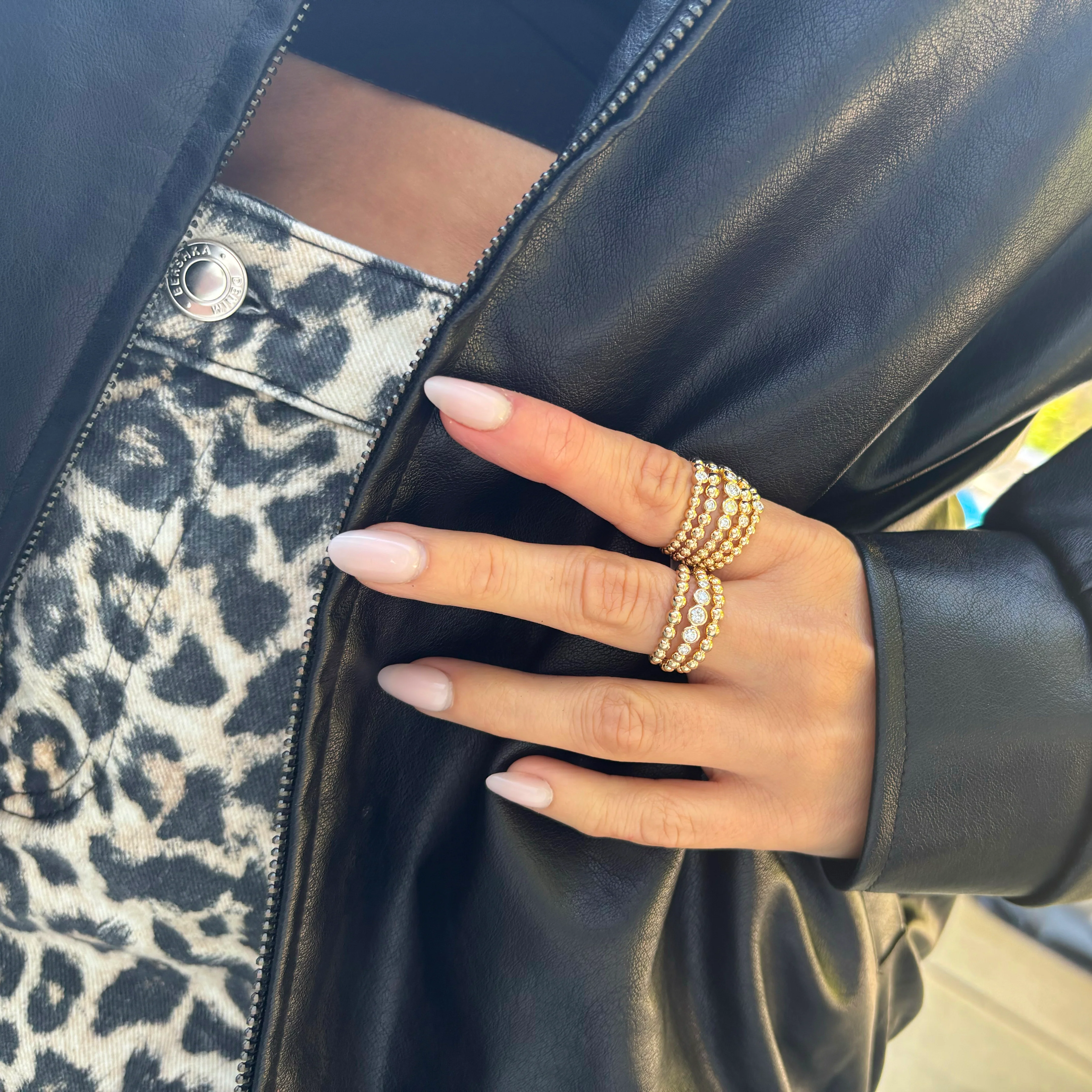 14K GOLD DIAMOND BRITNEY RING - Image 3