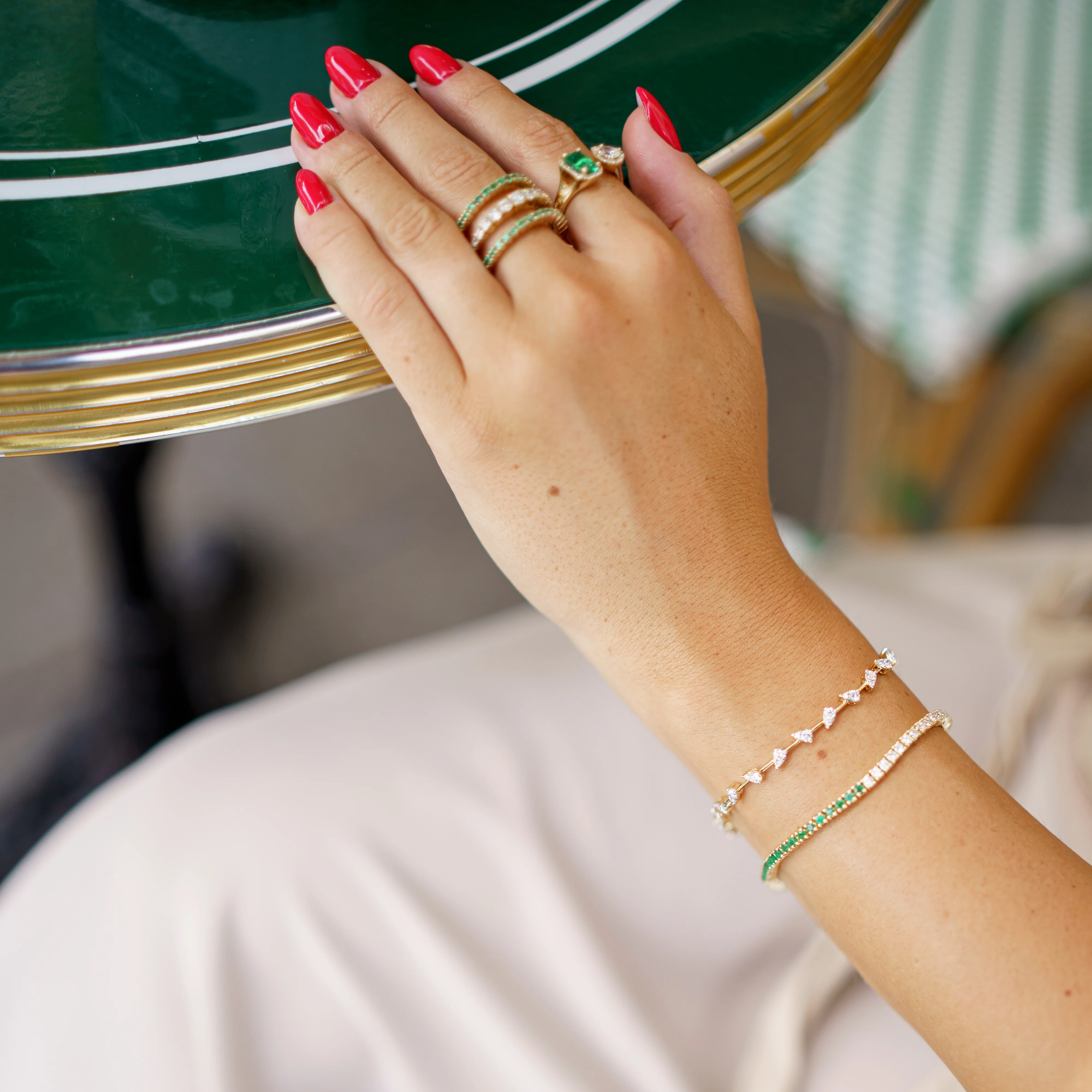 14K GOLD DIAMOND BROOKE BRACELET - Image 3