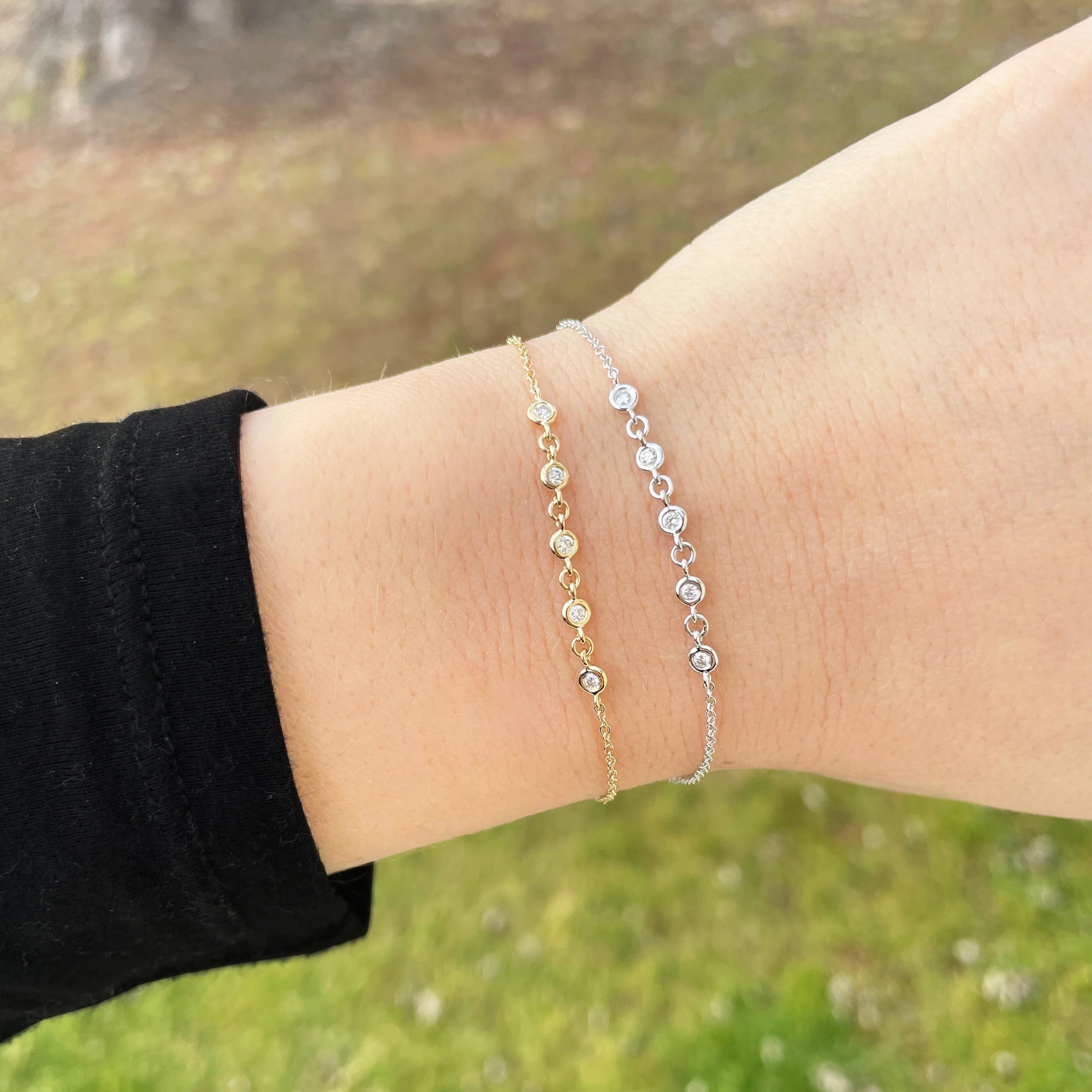 14K GOLD DIAMOND CAMILLE BRACELET - Image 2