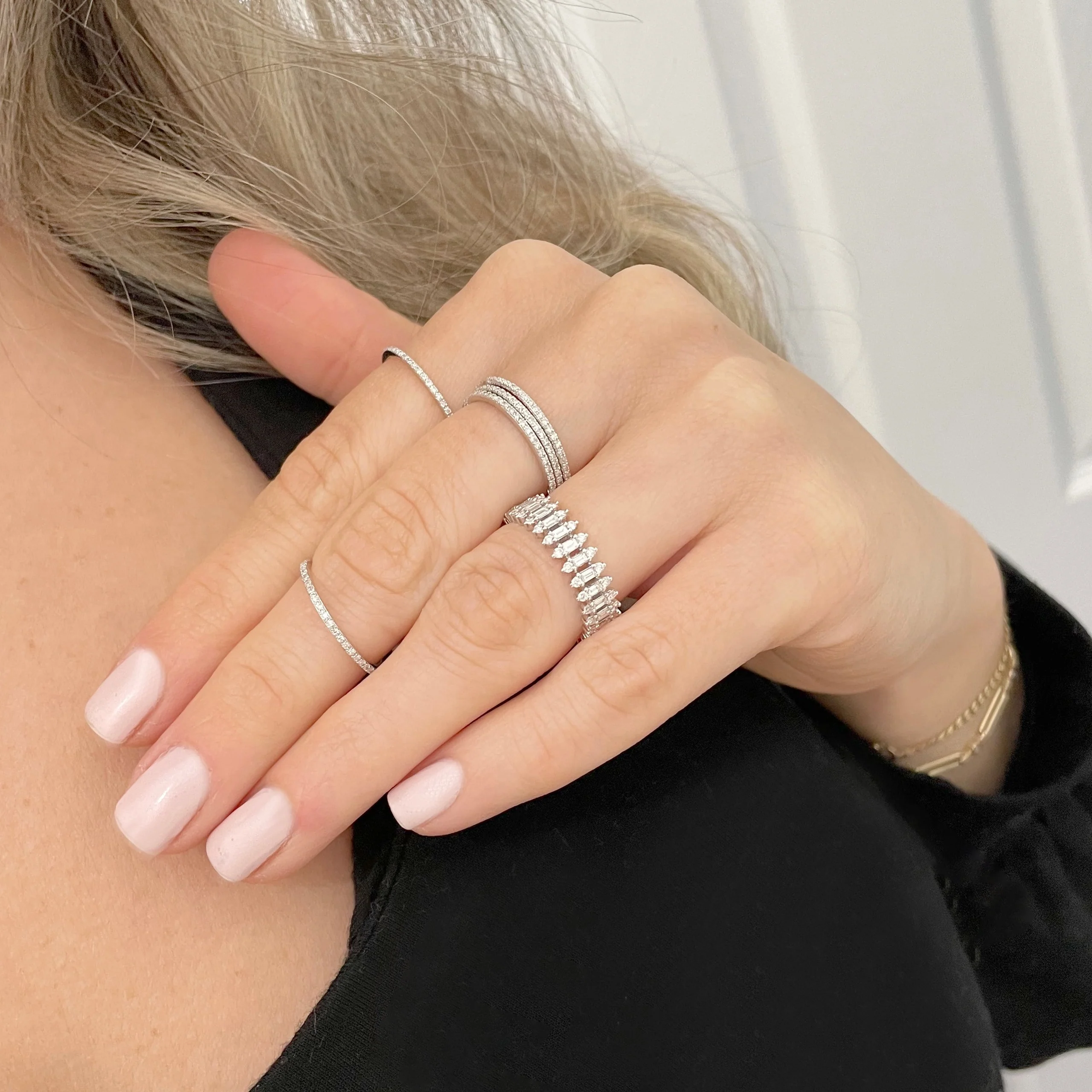 14K GOLD DIAMOND CARRIE RING - Image 2