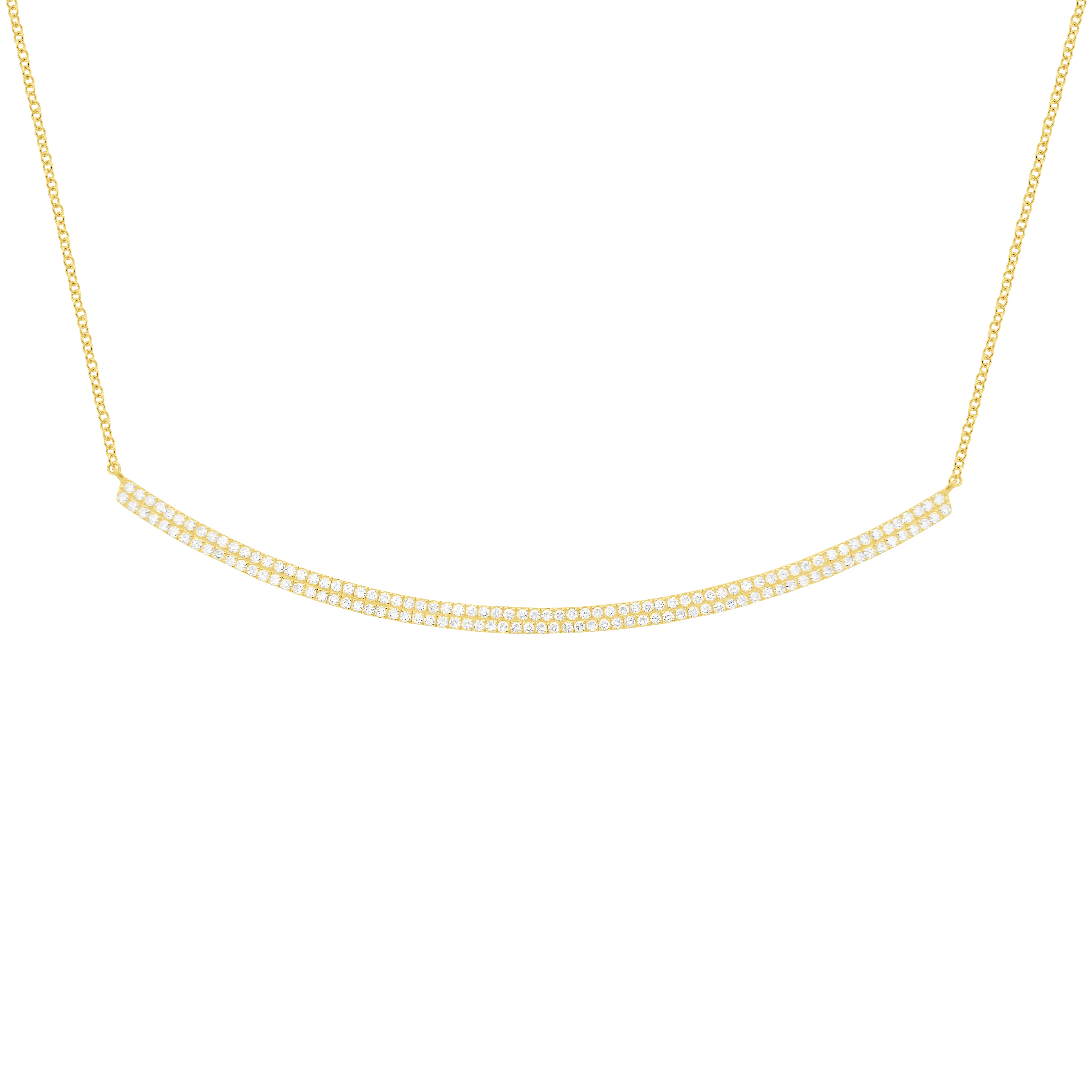 14K GOLD DIAMOND CELESTE NECKLACE - Image 3