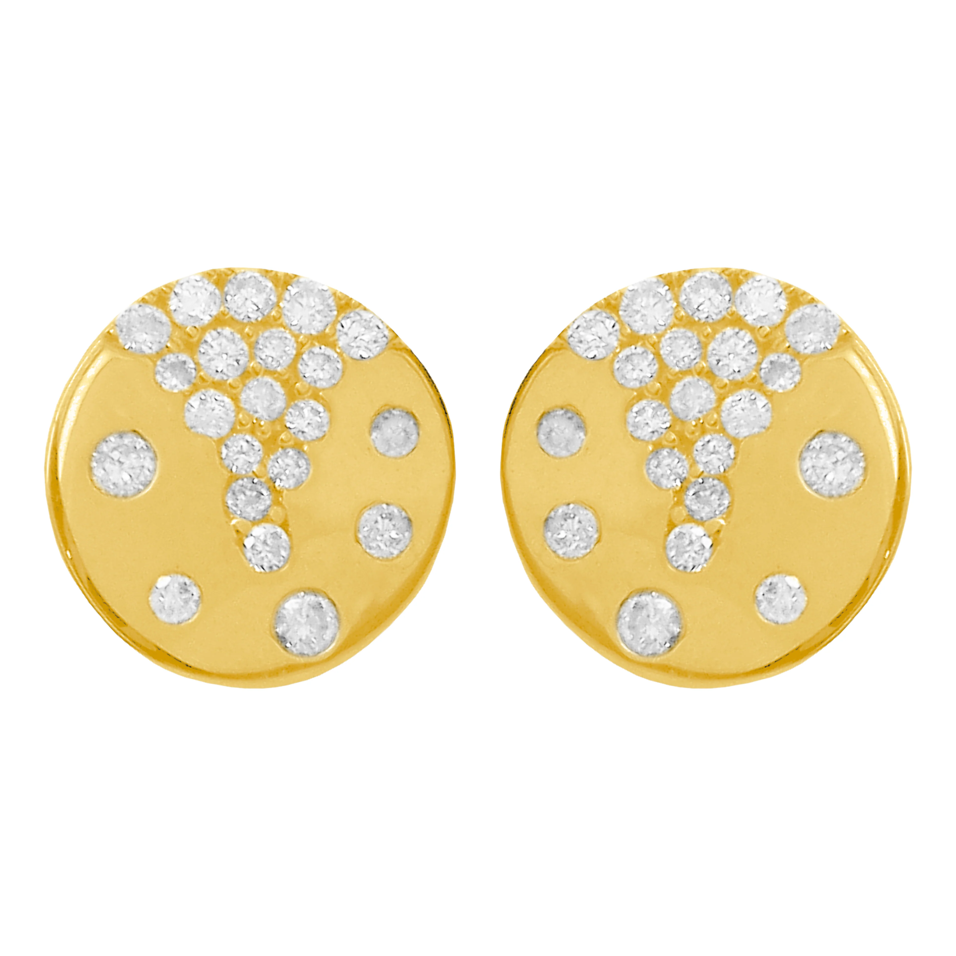 14K GOLD DIAMOND CHELCEY CONFETTI STUDS