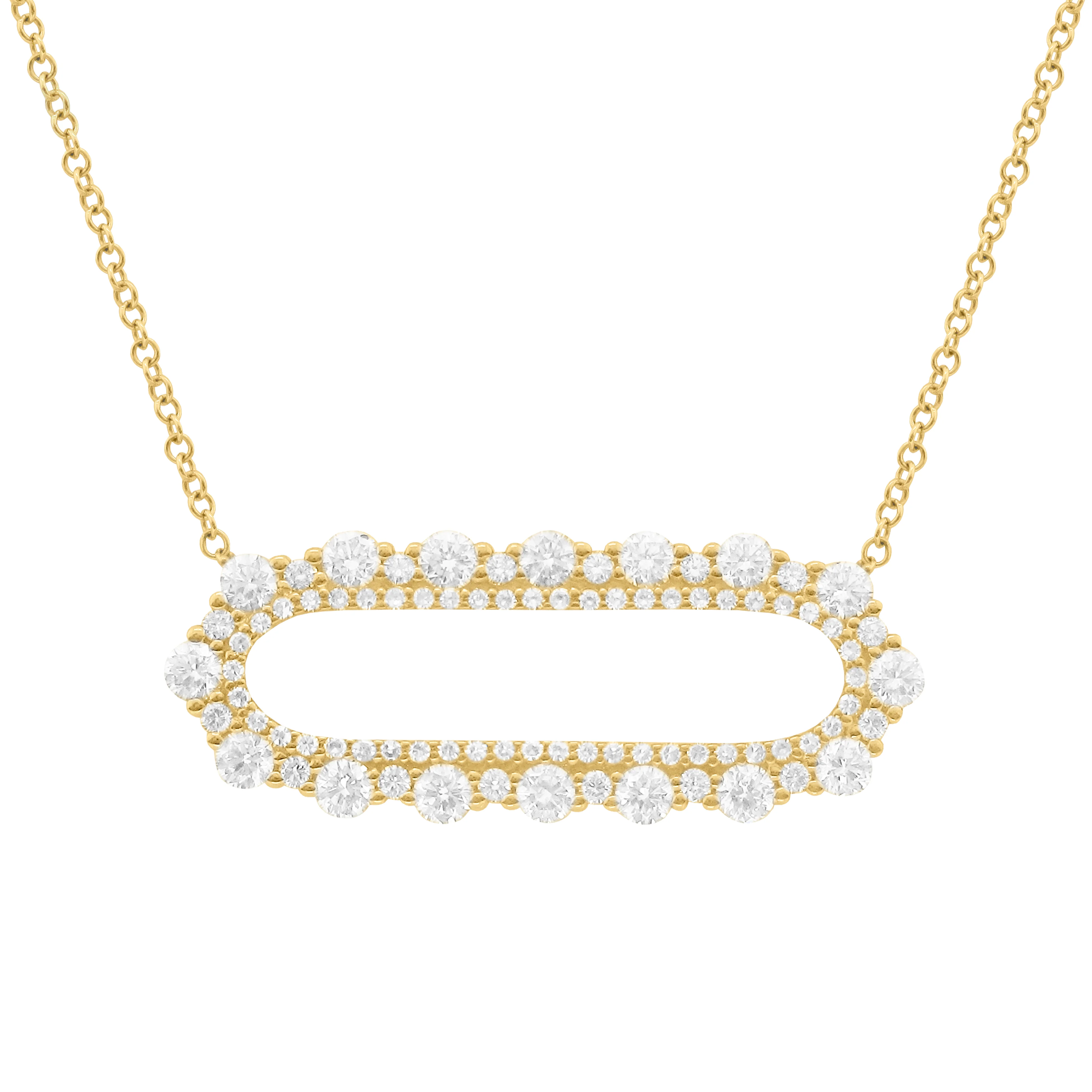 14K GOLD DIAMOND CHELSEA NECKLACE - Image 3