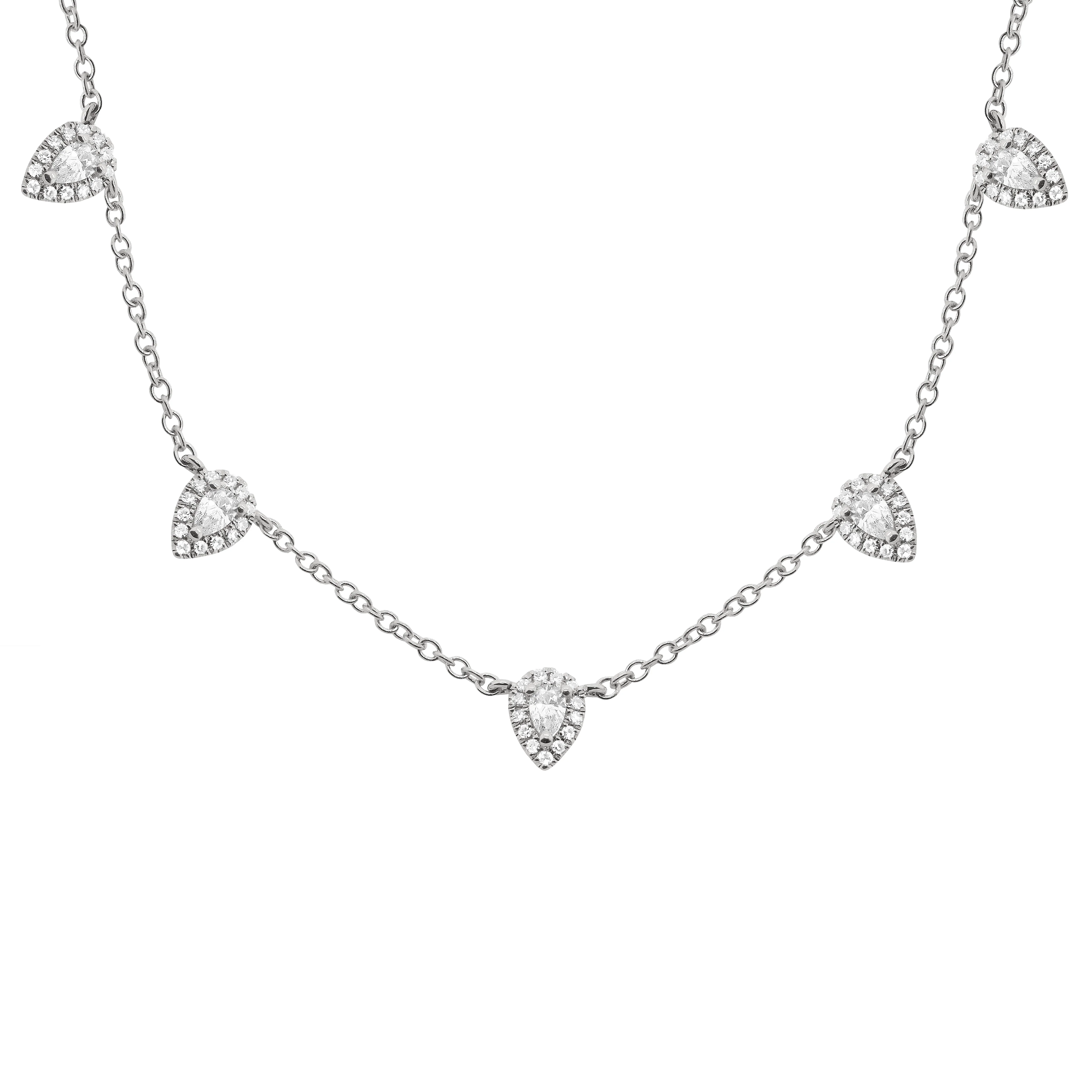 14K GOLD DIAMOND COCO NECKLACE