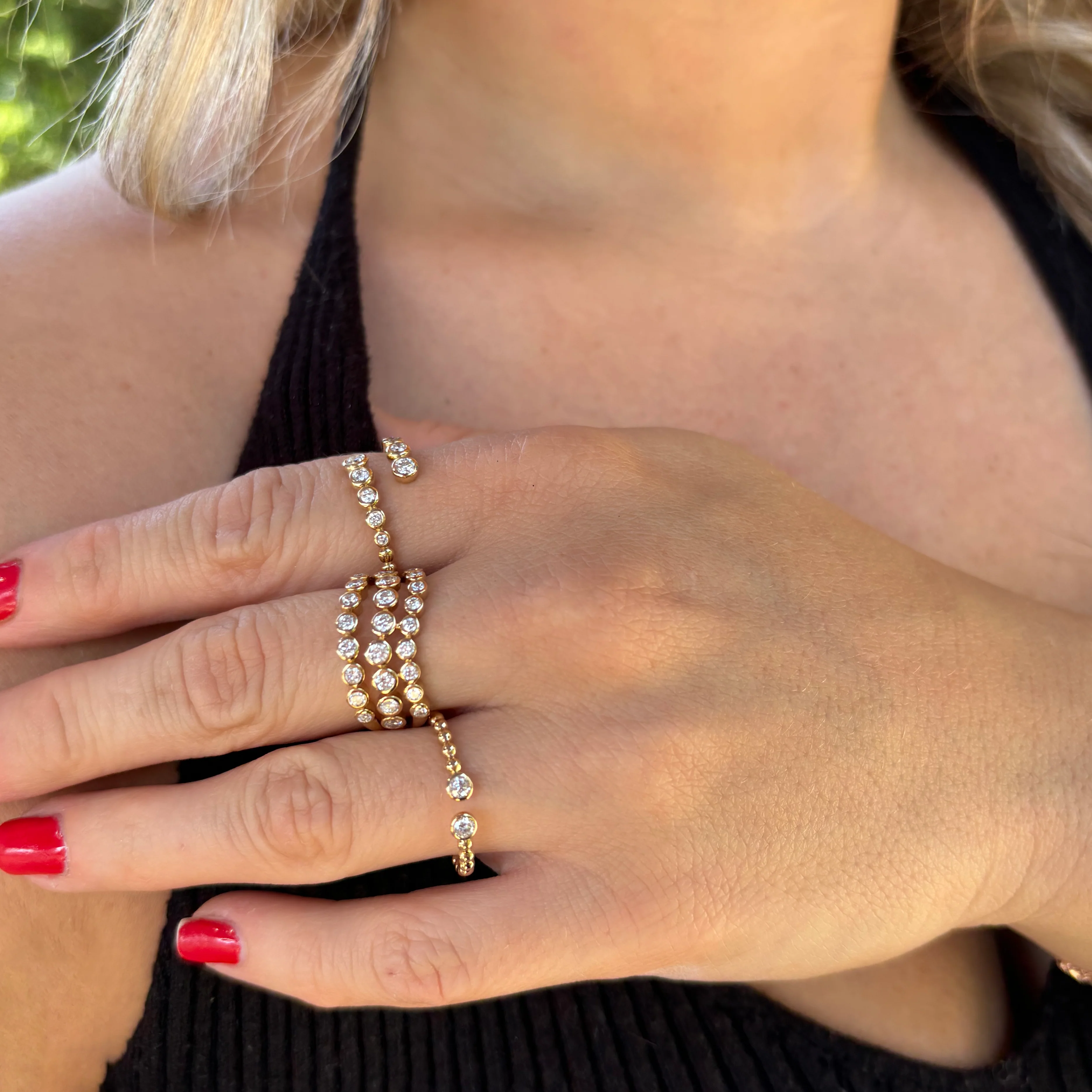 14K GOLD DIAMOND DEANNA RING - Image 2