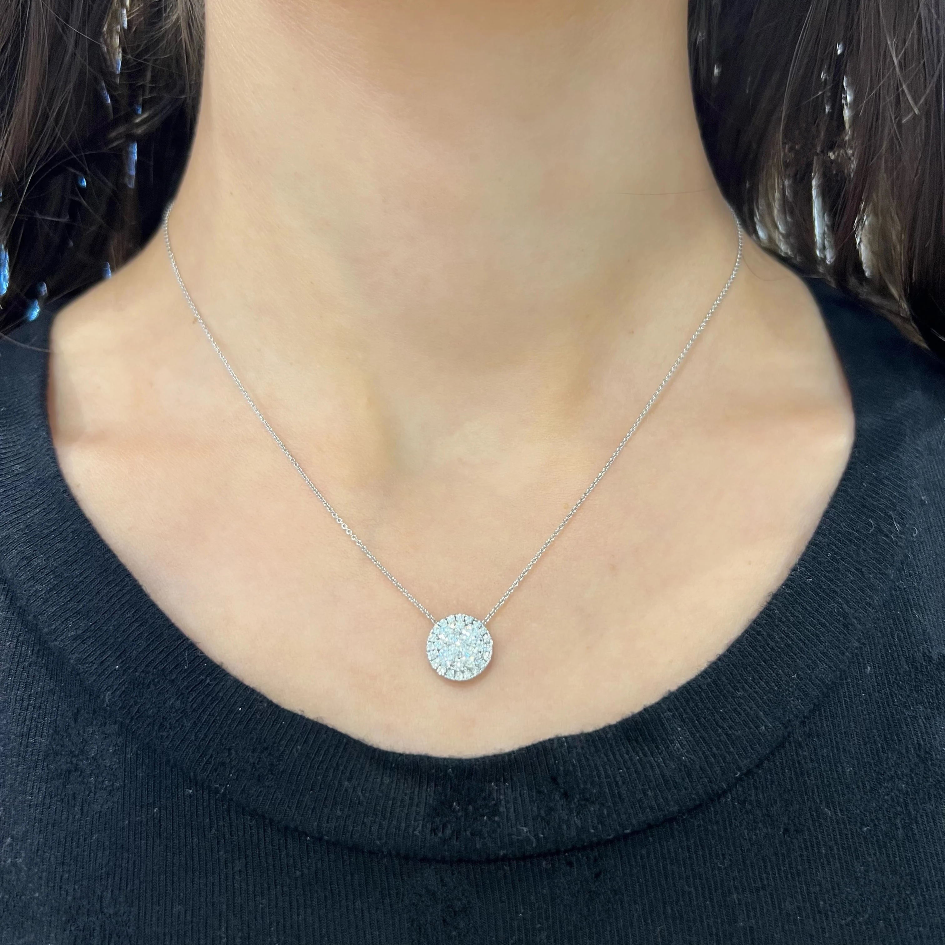 14K GOLD DIAMOND DEBBIE NECKLACE - Image 2