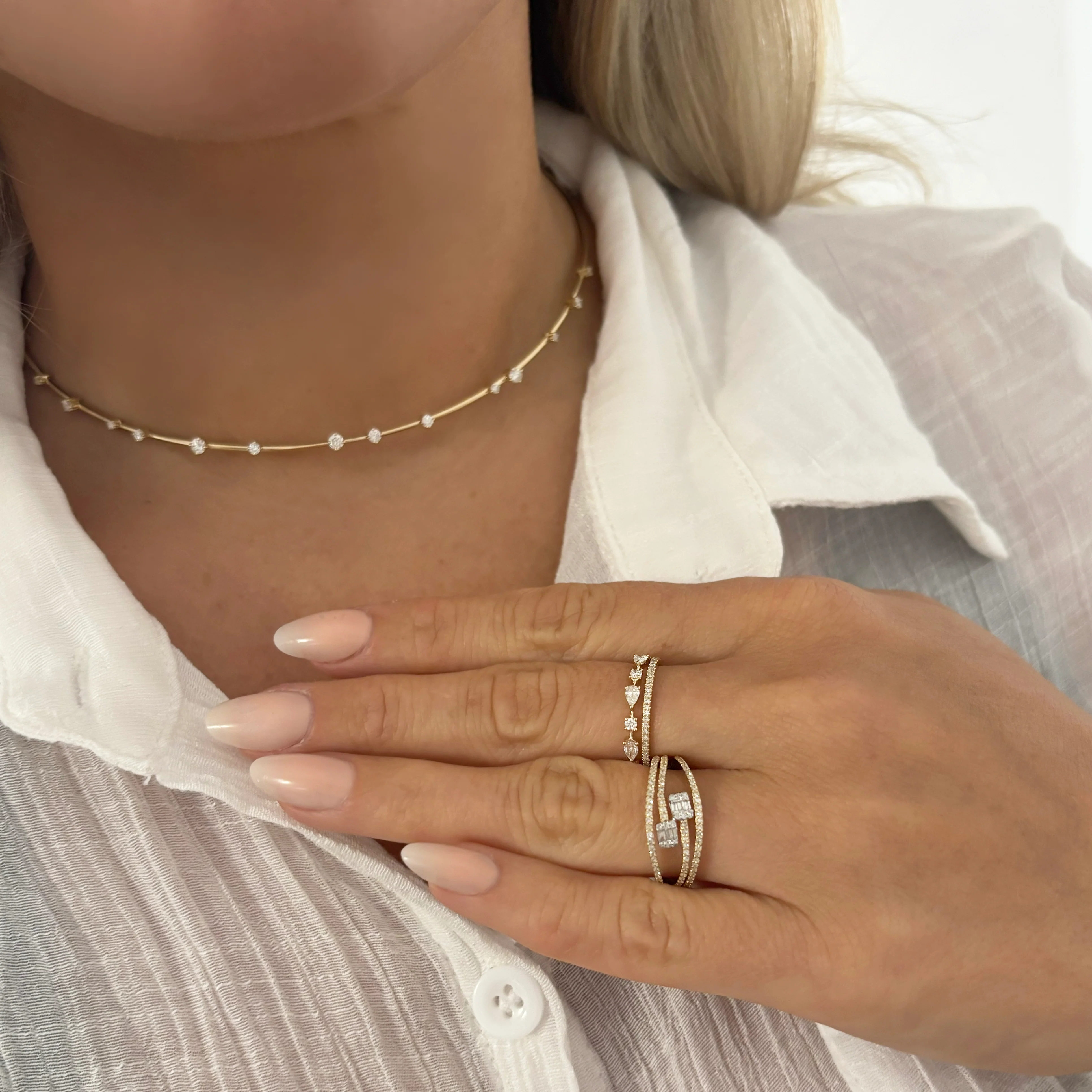 14K GOLD DIAMOND DEVIN RING - Image 2