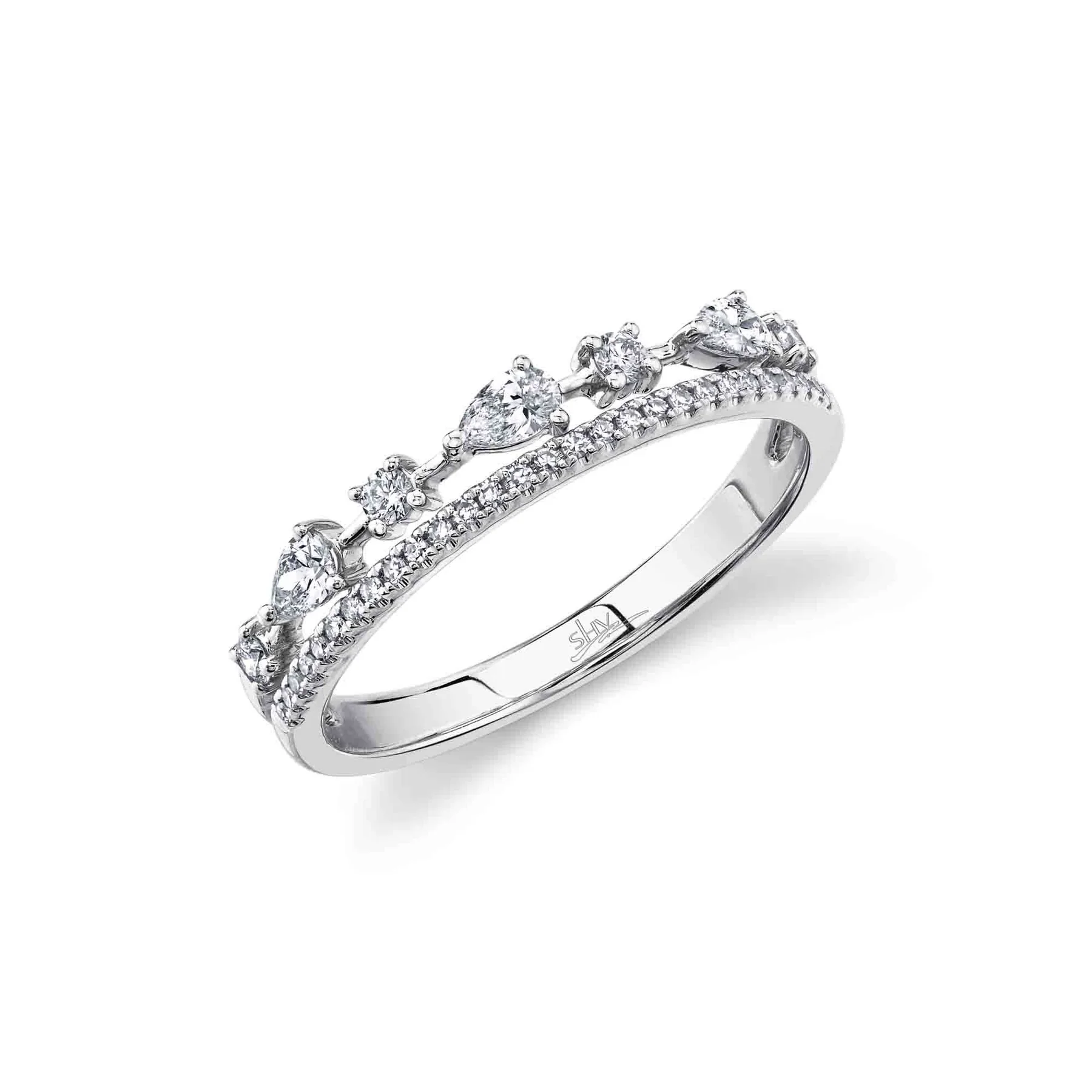 14K GOLD DIAMOND ELSA RING - Image 3
