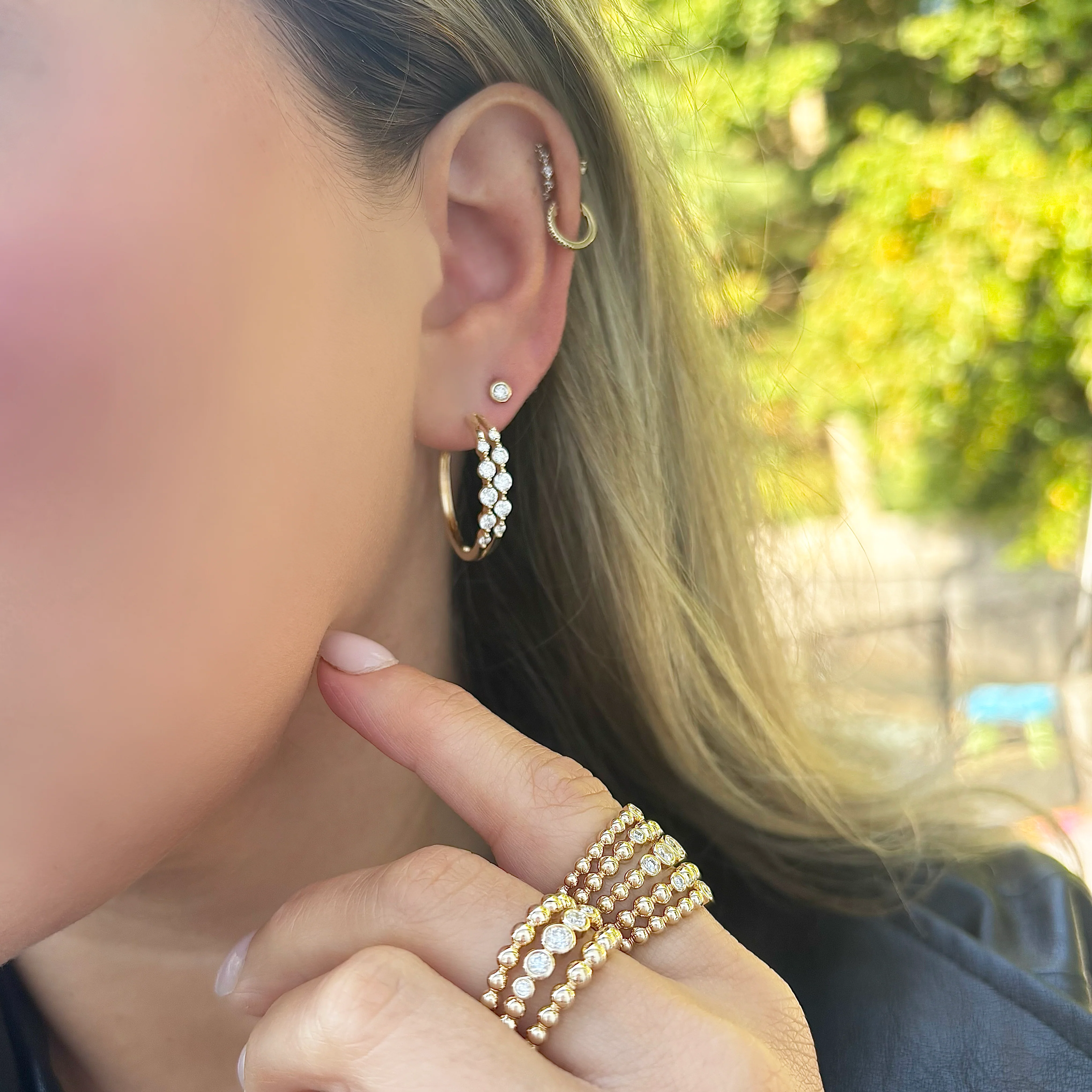 14K GOLD DIAMOND ERIKA RING - Image 4