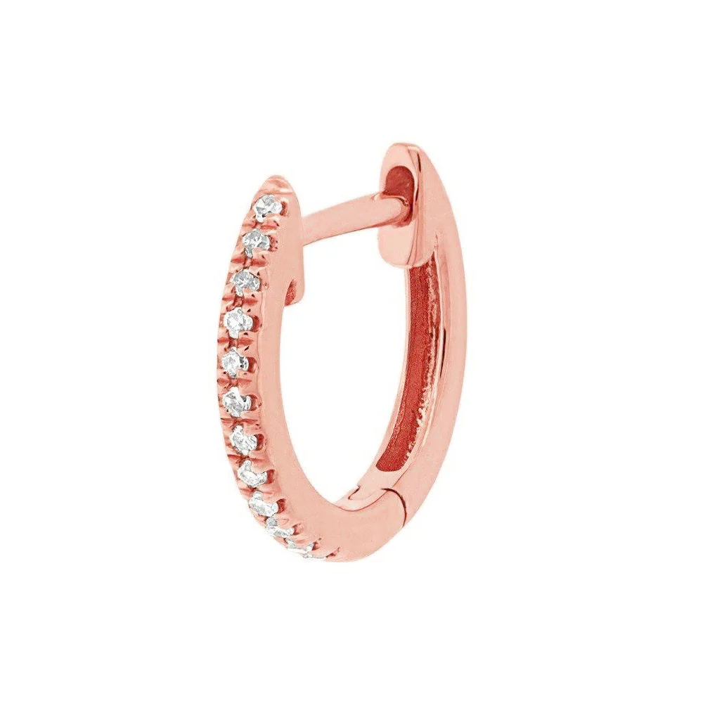 14K GOLD DIAMOND GRACE HUGGIES - Image 10
