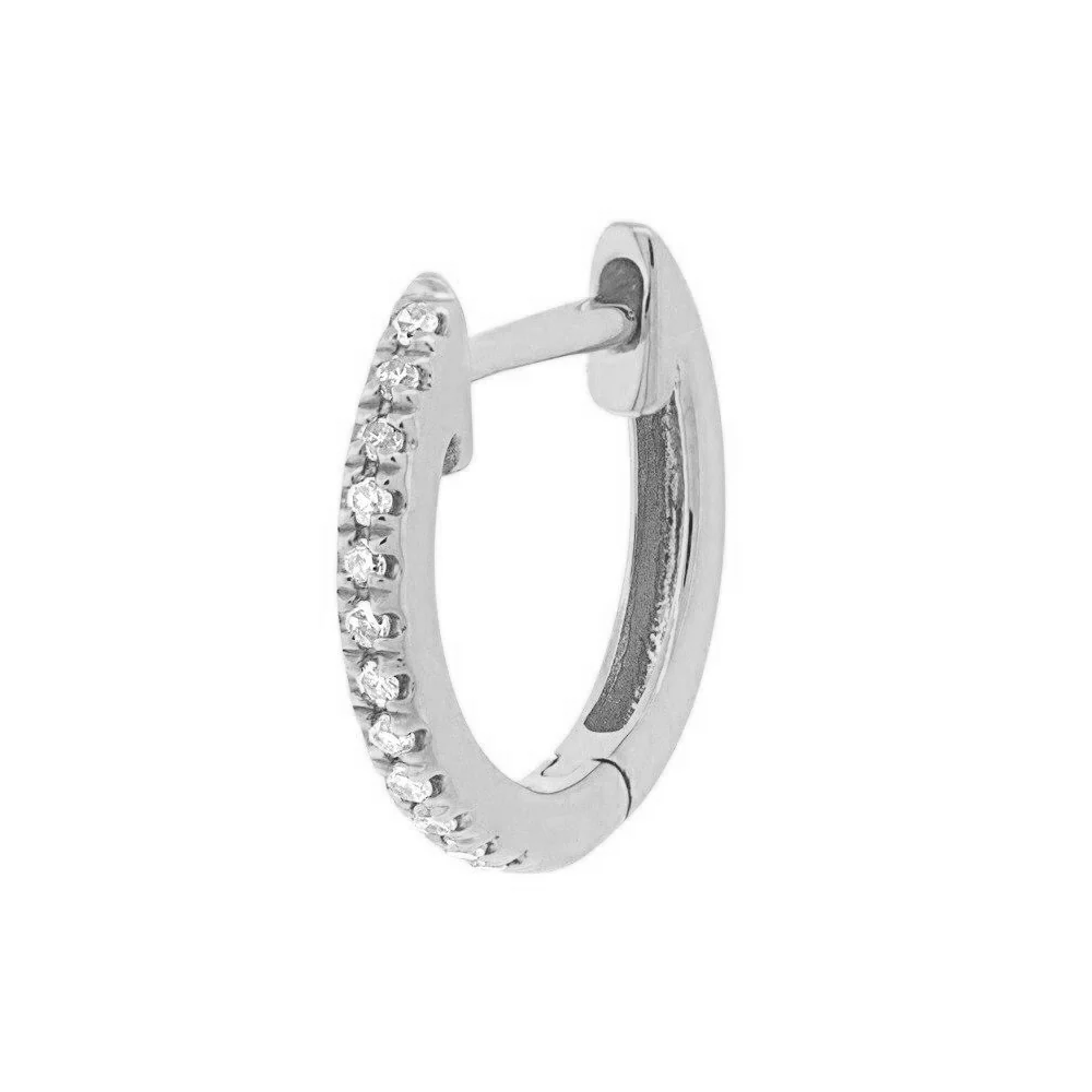 14K GOLD DIAMOND GRACE HUGGIES - Image 9