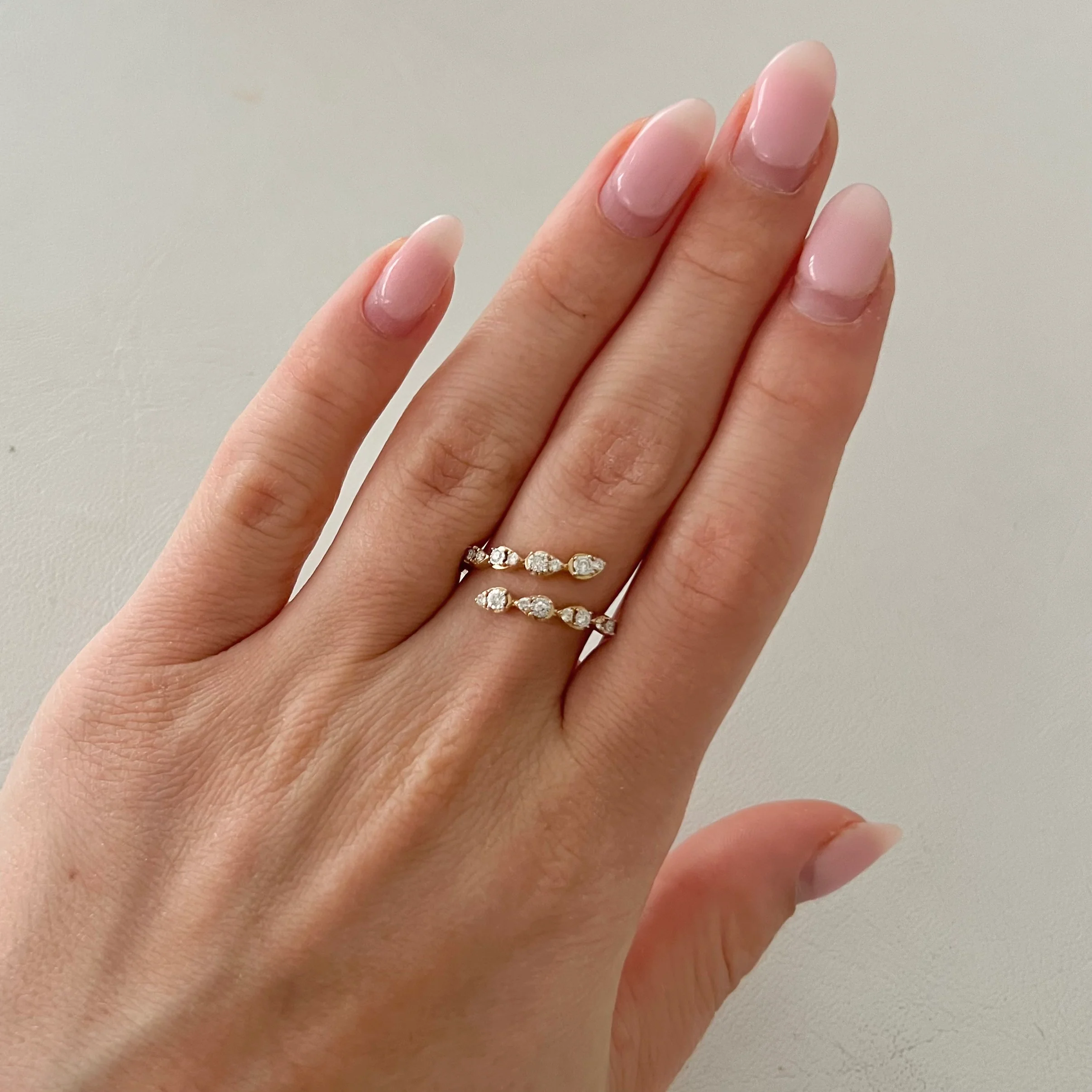 14K GOLD DIAMOND IZZY RING - Image 3