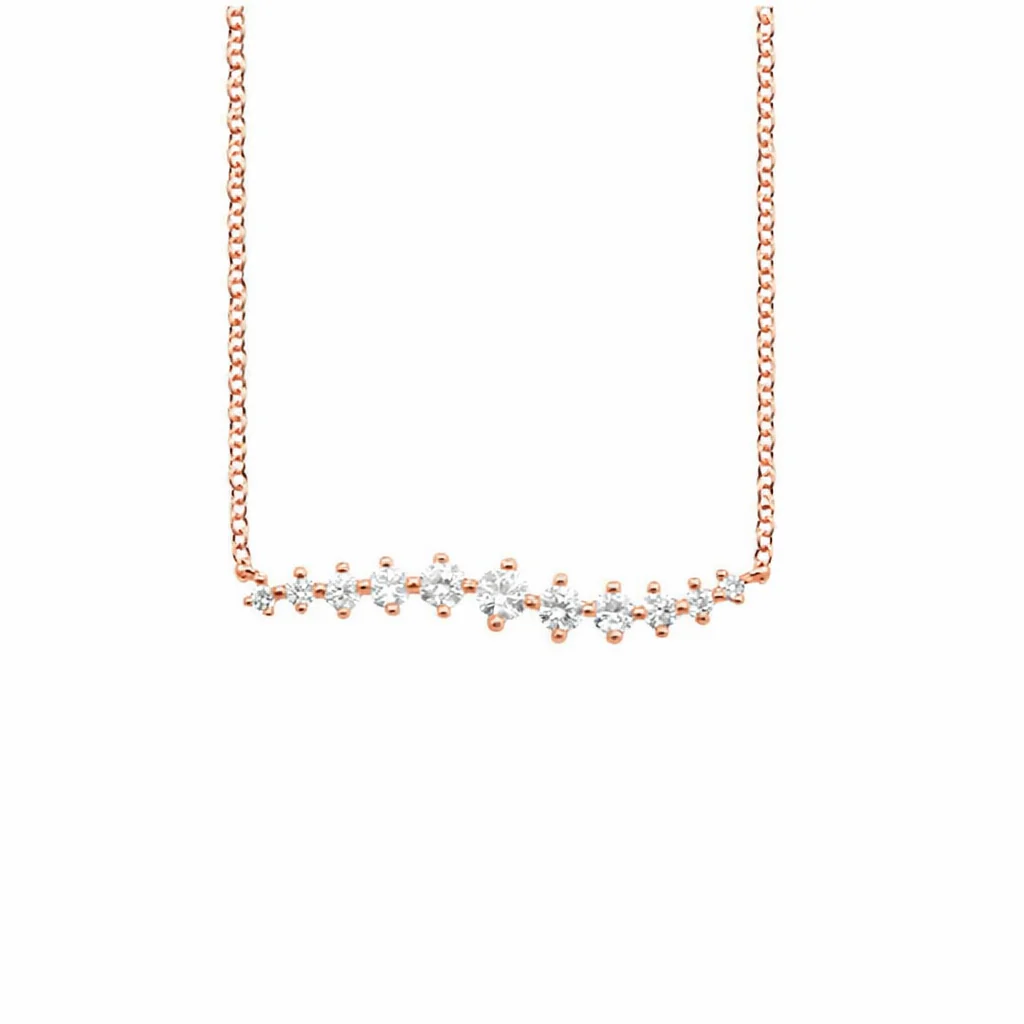 14K GOLD DIAMOND JORDY NECKLACE