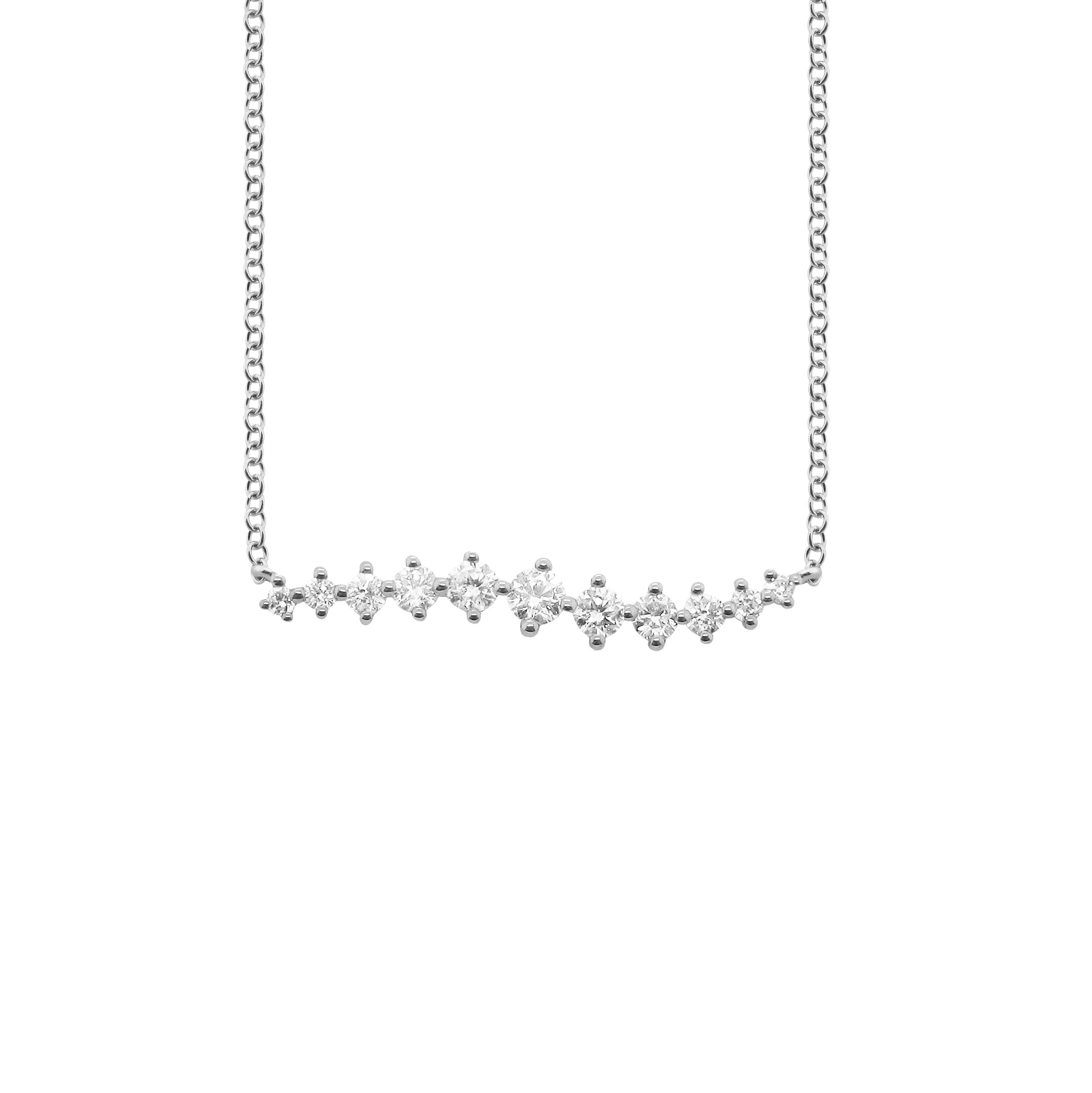 14K GOLD DIAMOND JORDY NECKLACE - Image 3