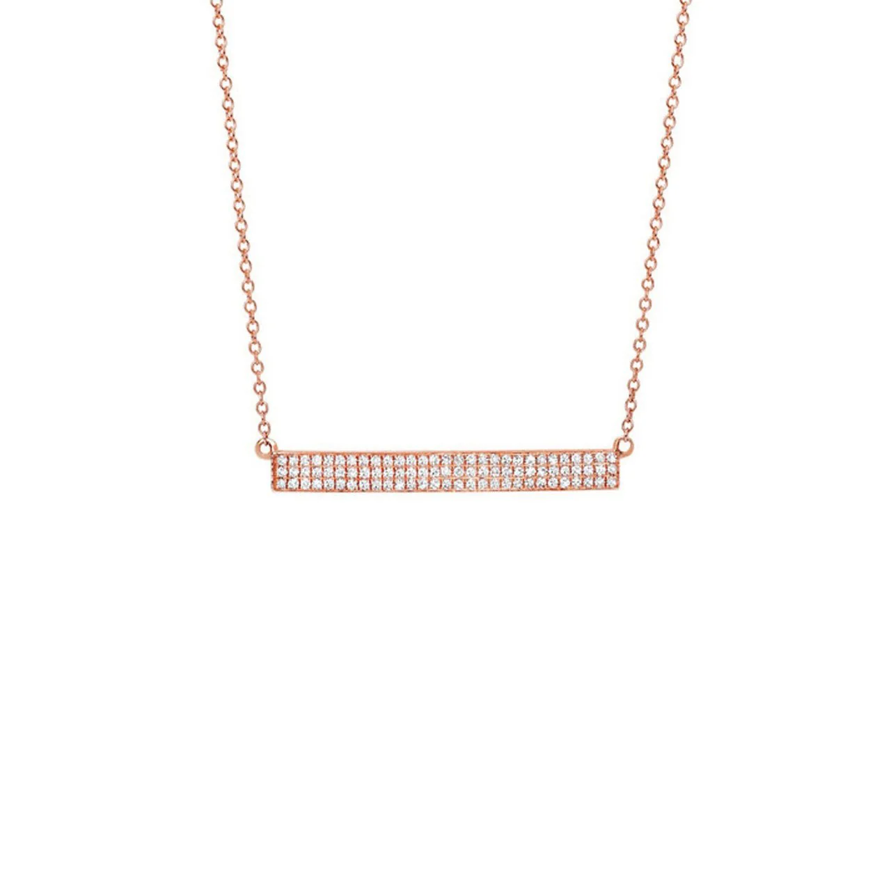 14K GOLD DIAMOND JUSTINA NECKLACE - Image 4