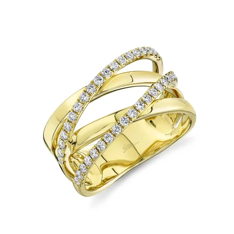14K GOLD DIAMOND KATHY RING - Image 4