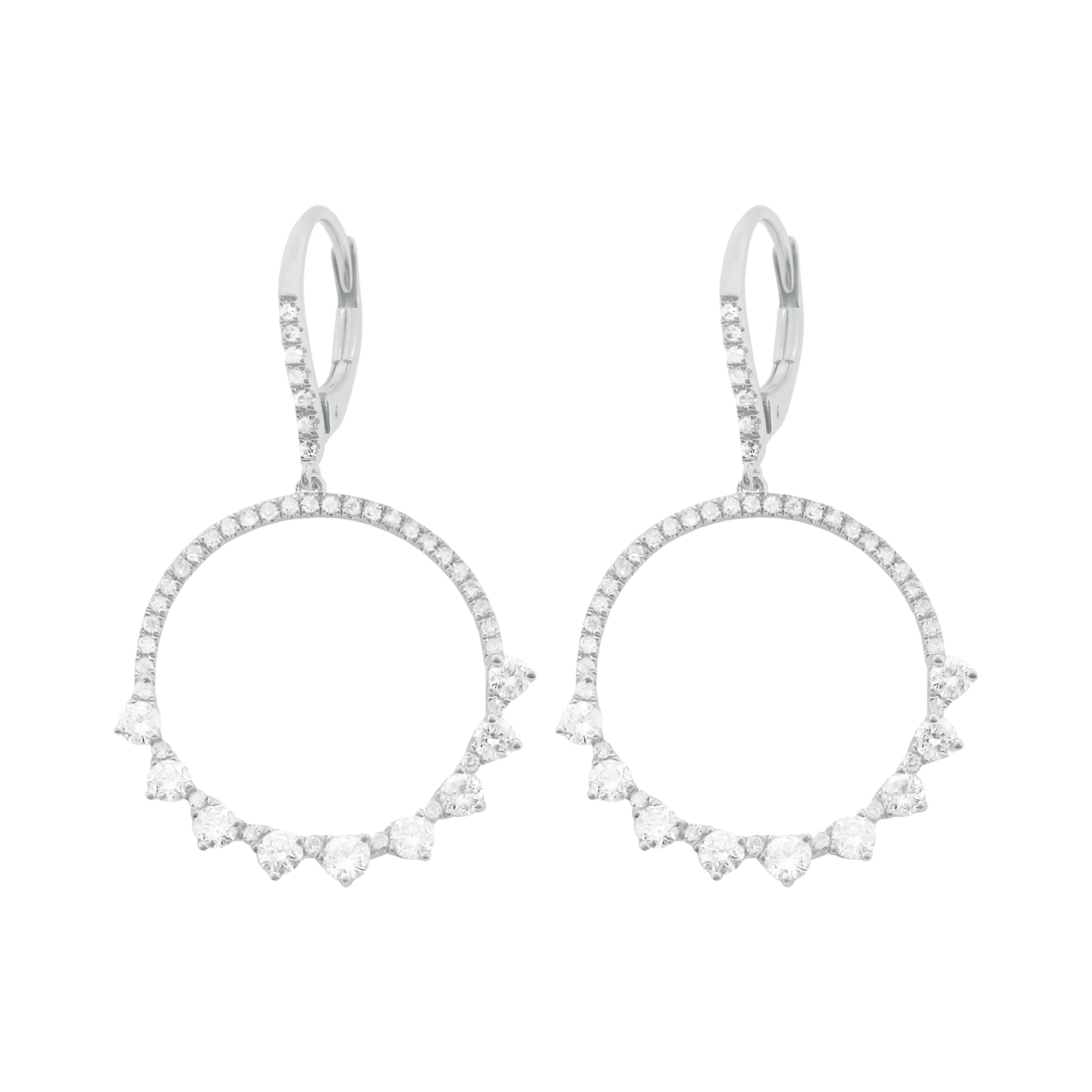 14K GOLD DIAMOND LAYNA EARRINGS