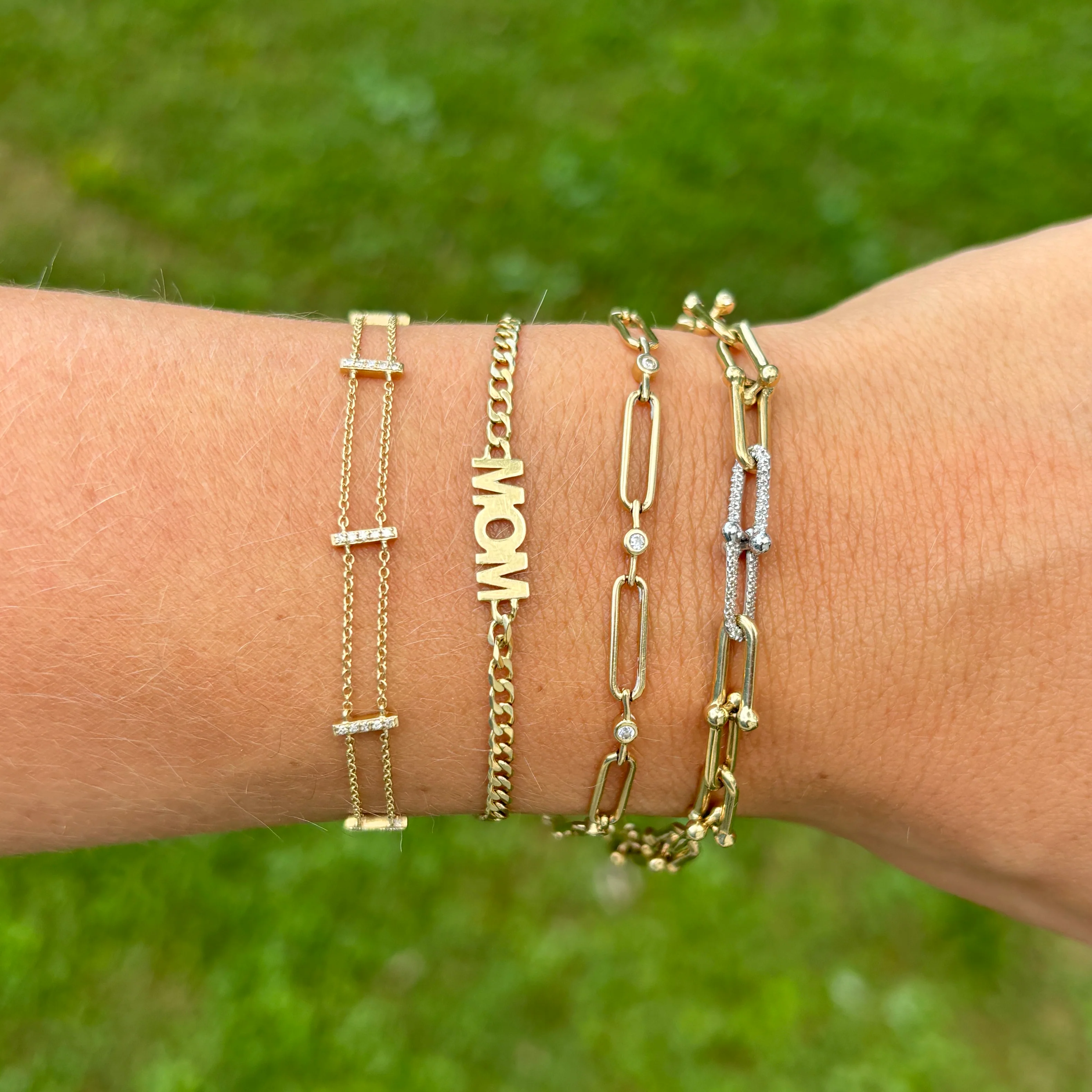14K GOLD DIAMOND LENA BRACELET - Image 2