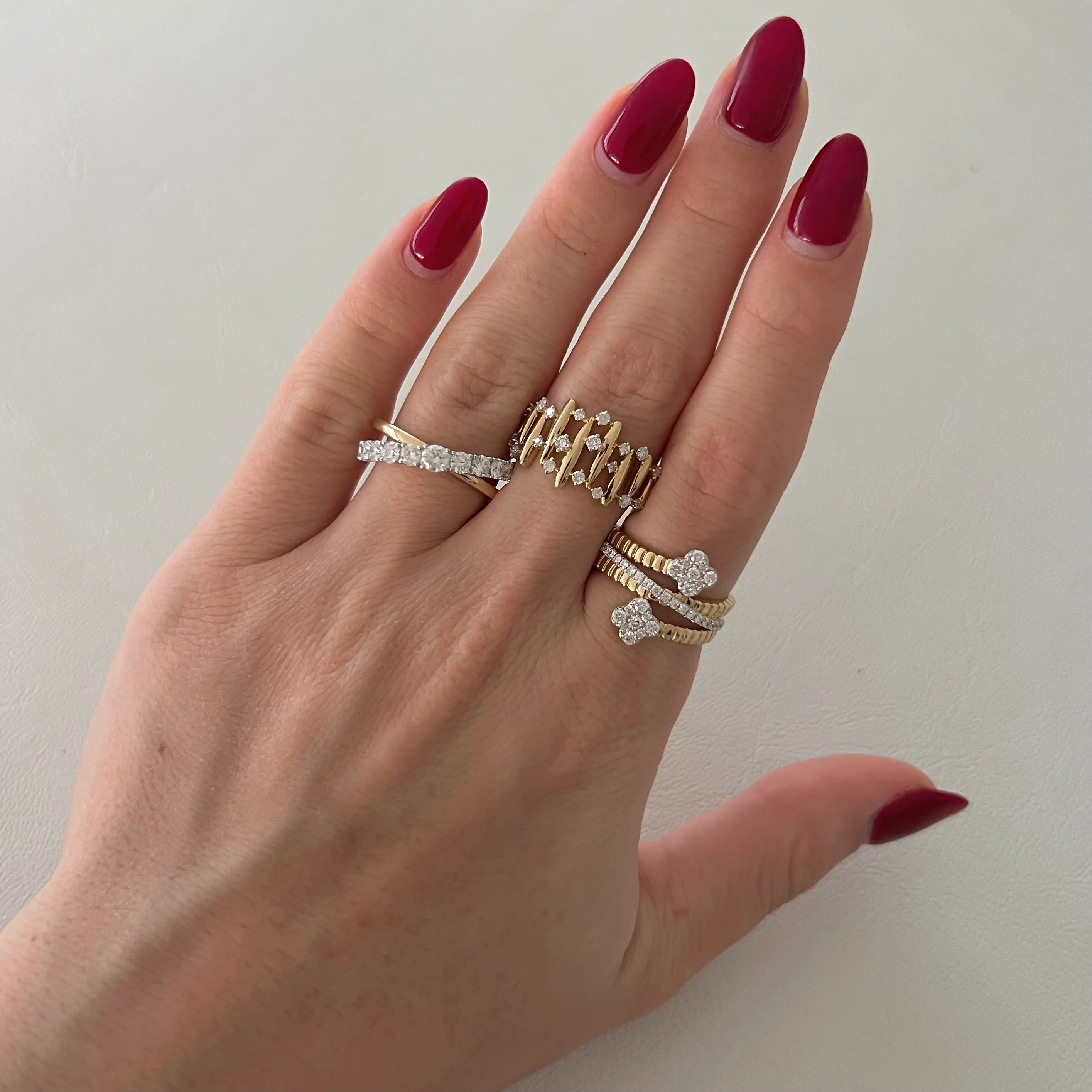 14K GOLD DIAMOND LEXI RING - Image 2