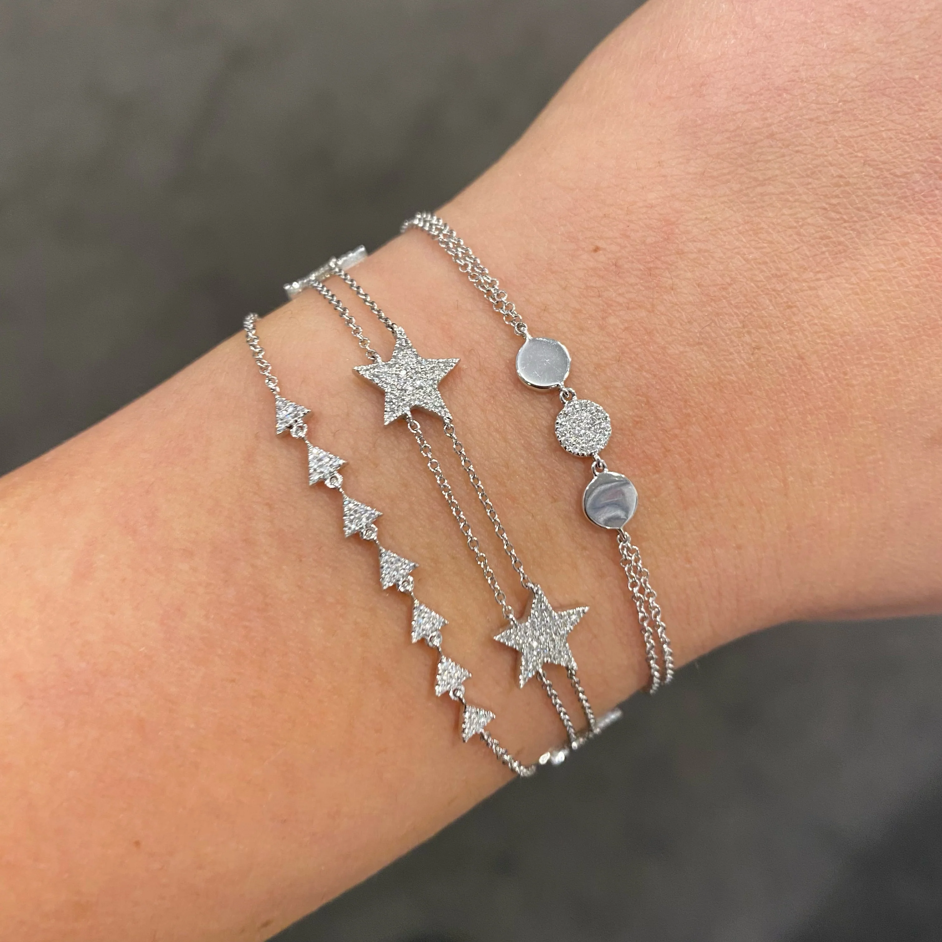 14K GOLD DIAMOND LISA BRACELET - Image 6