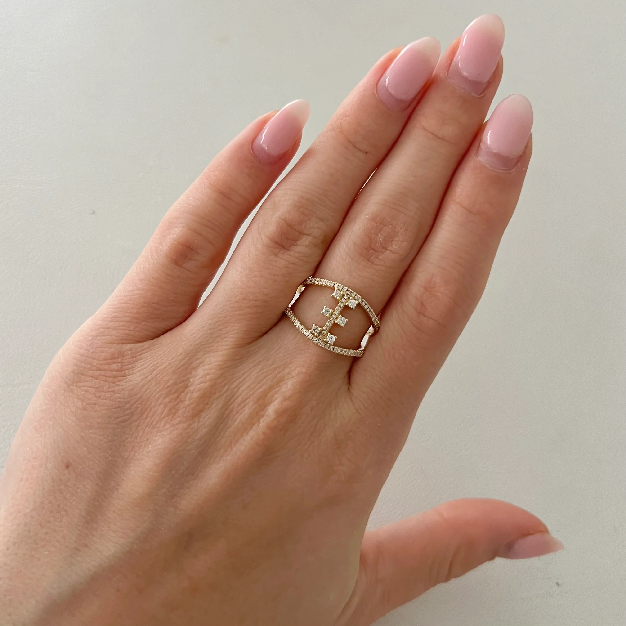 14K GOLD DIAMOND LIZETTE RING - Image 3