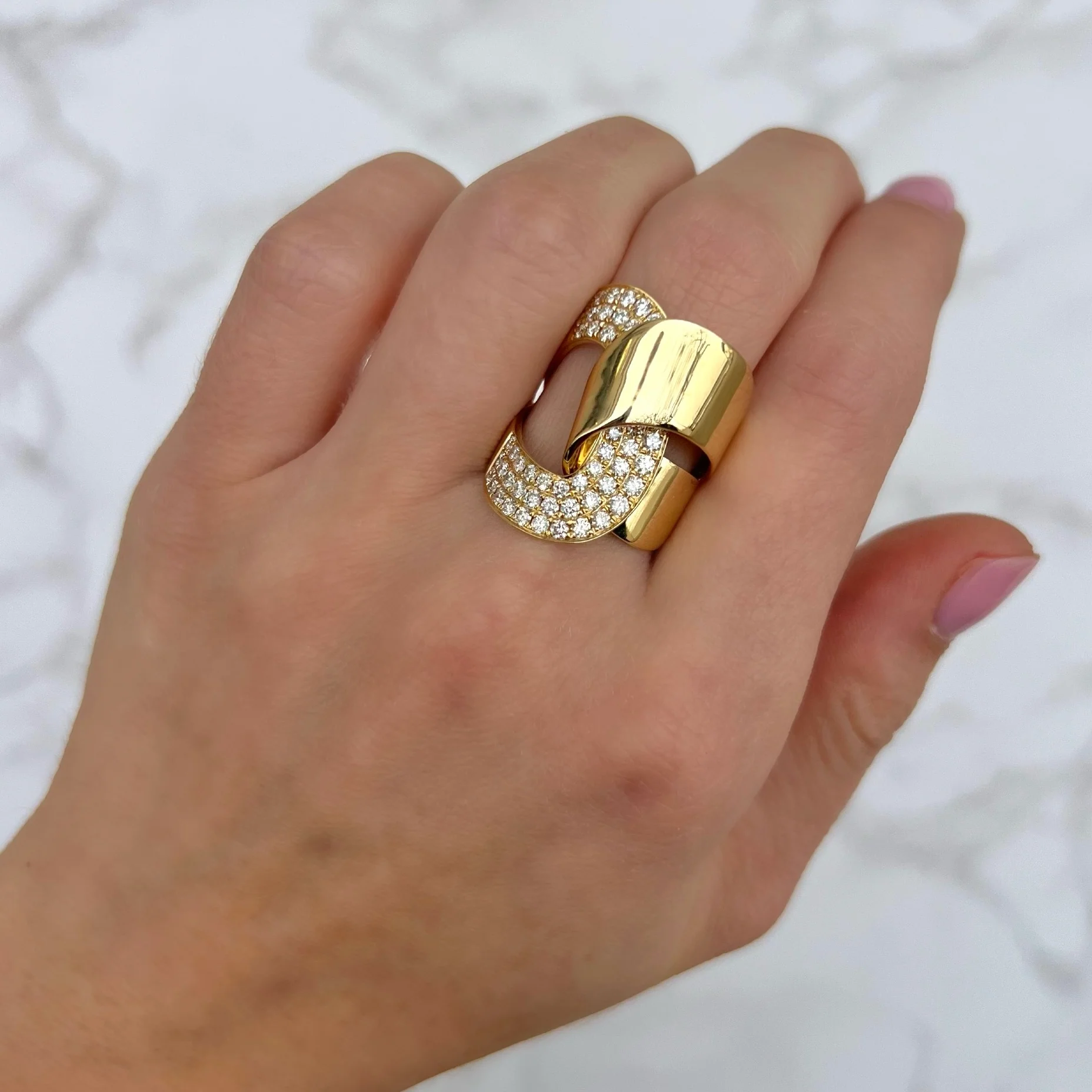 14K GOLD DIAMOND MAISY RING - Image 2