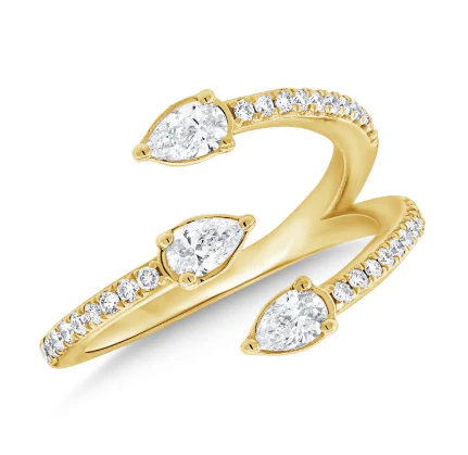 14K GOLD DIAMOND MEREDITH RING