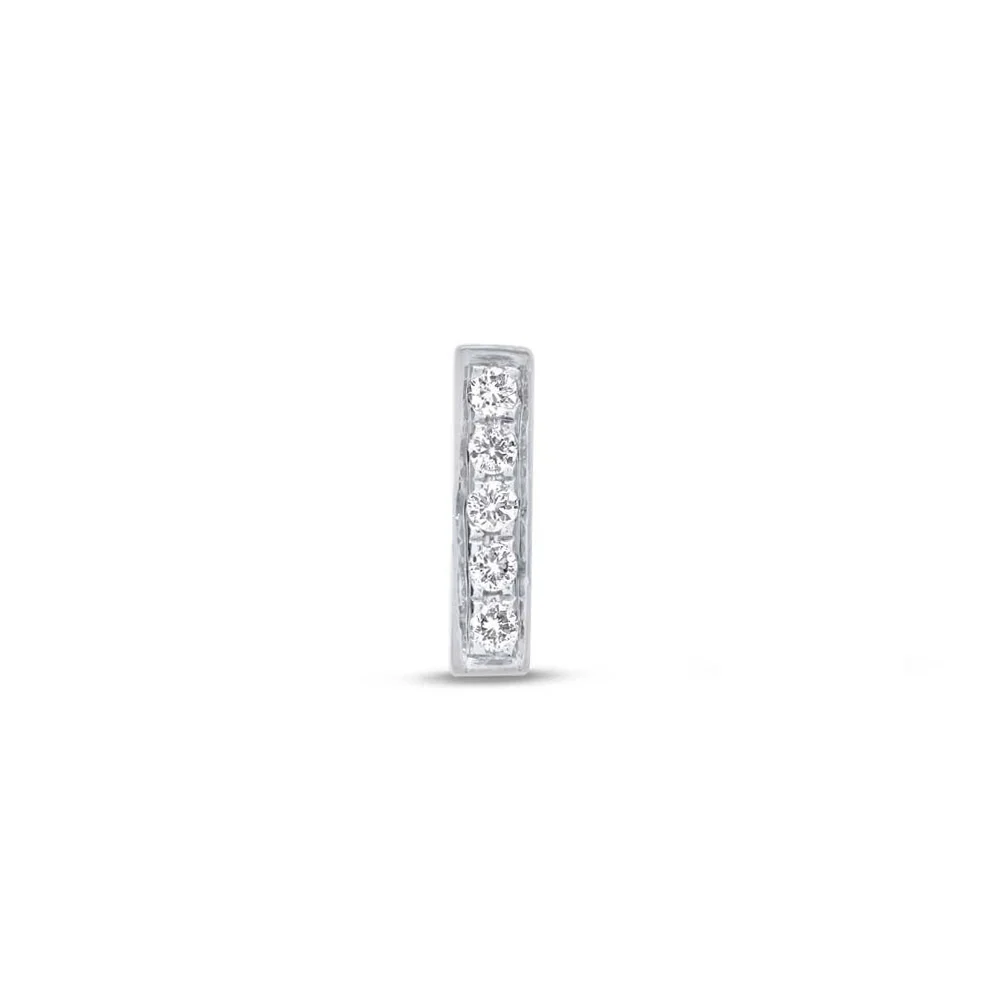 14K GOLD DIAMOND MINI BAR STUDS - Image 5