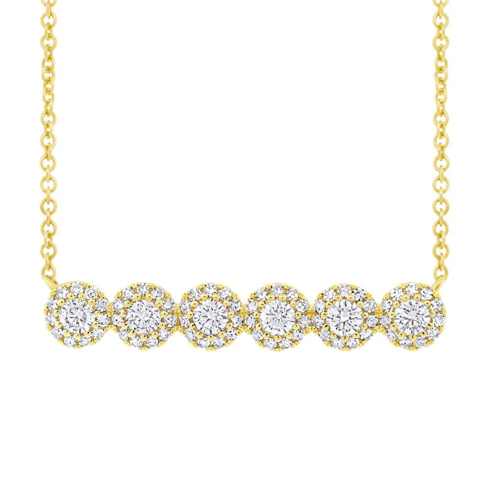 14K GOLD DIAMOND NADINE NECKLACE - Image 4