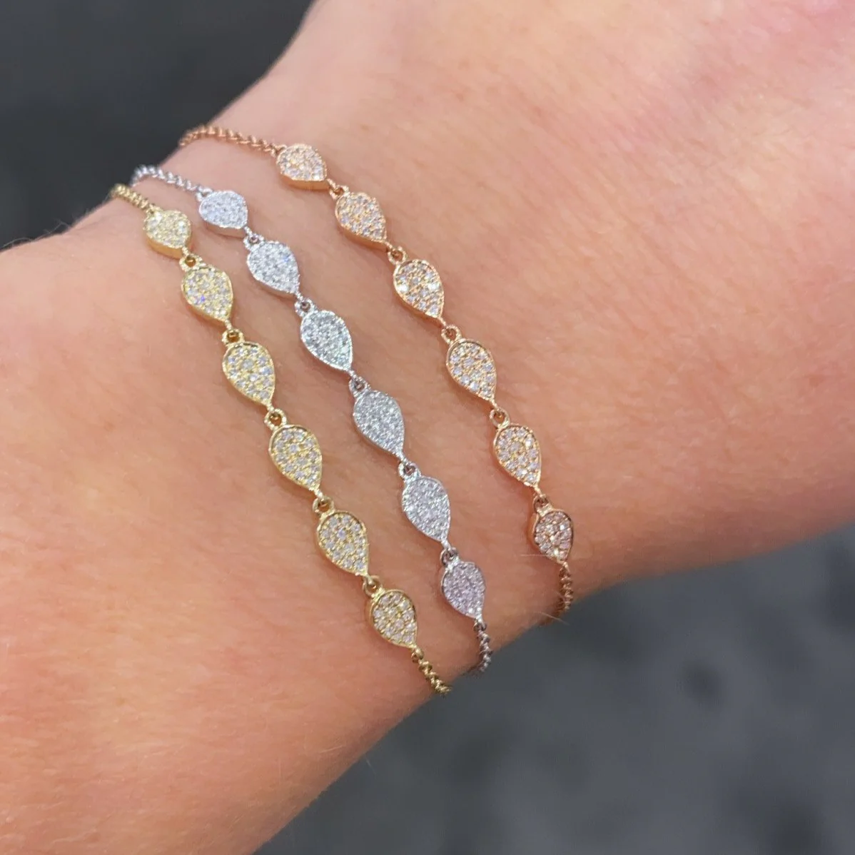 14K GOLD DIAMOND RAE BRACELET - Image 2