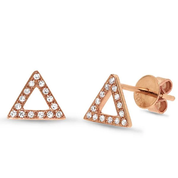 14K GOLD DIAMOND RANDI STUDS - Image 4