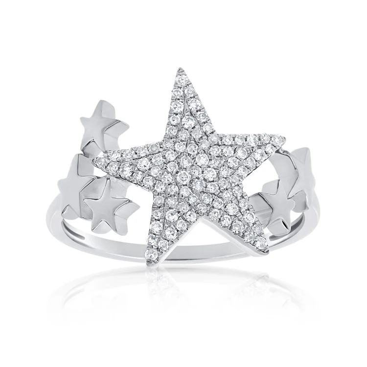 14K GOLD DIAMOND REESE RING - Image 4