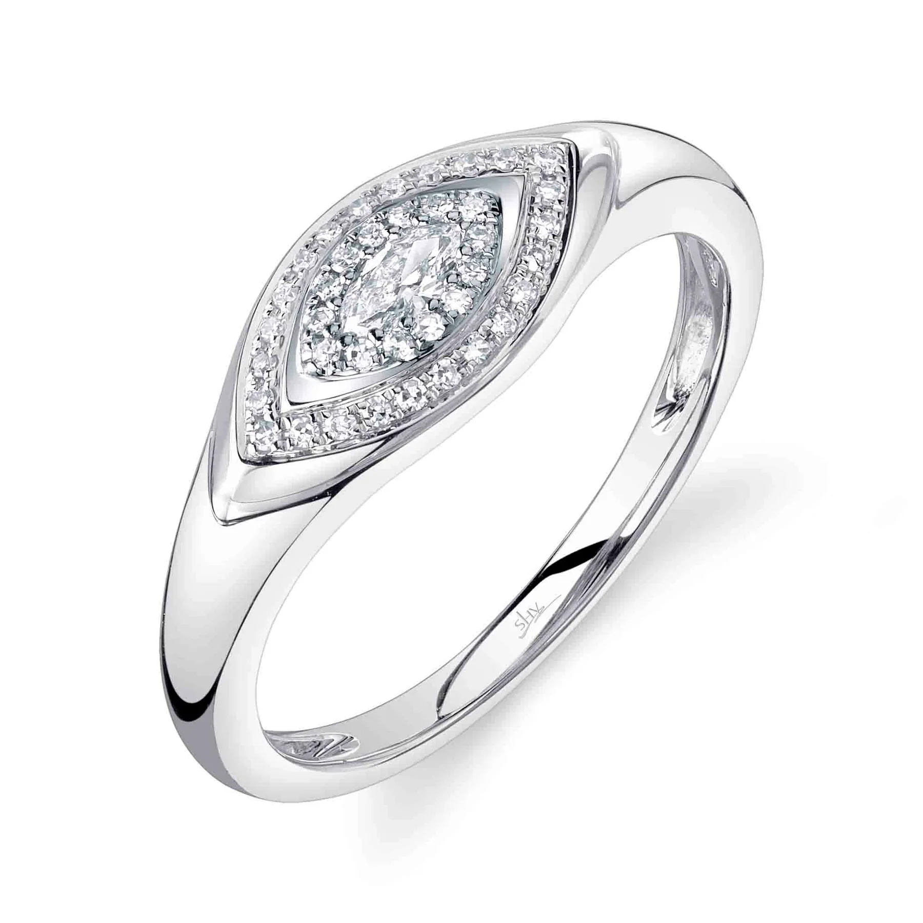 14K GOLD DIAMOND ROXY EYE RING - Image 3