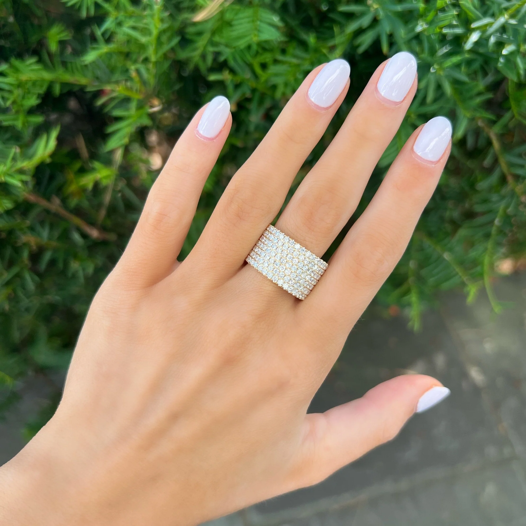 14K GOLD DIAMOND CIGAR BAND - Image 4