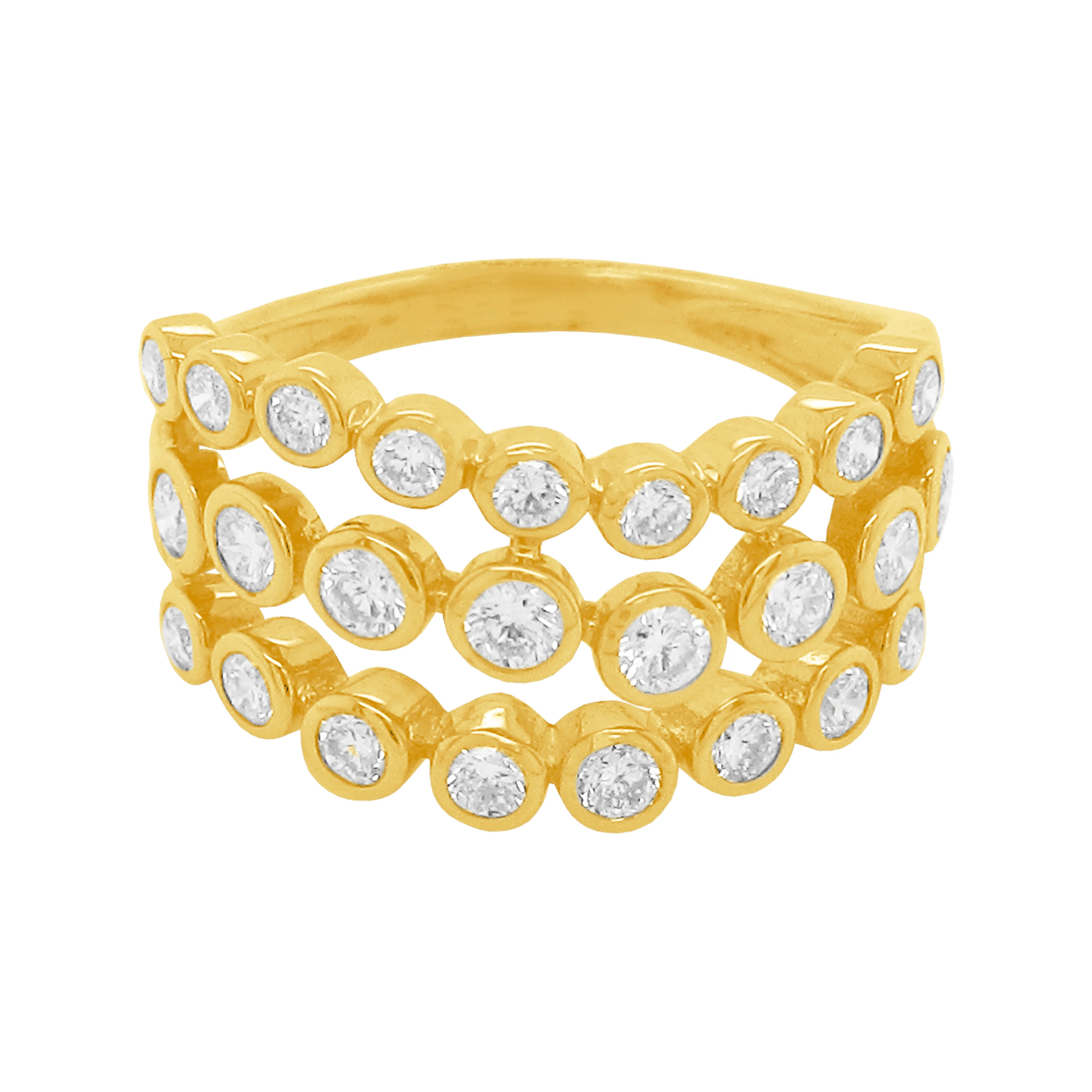 14K GOLD DIAMOND SERENA RING