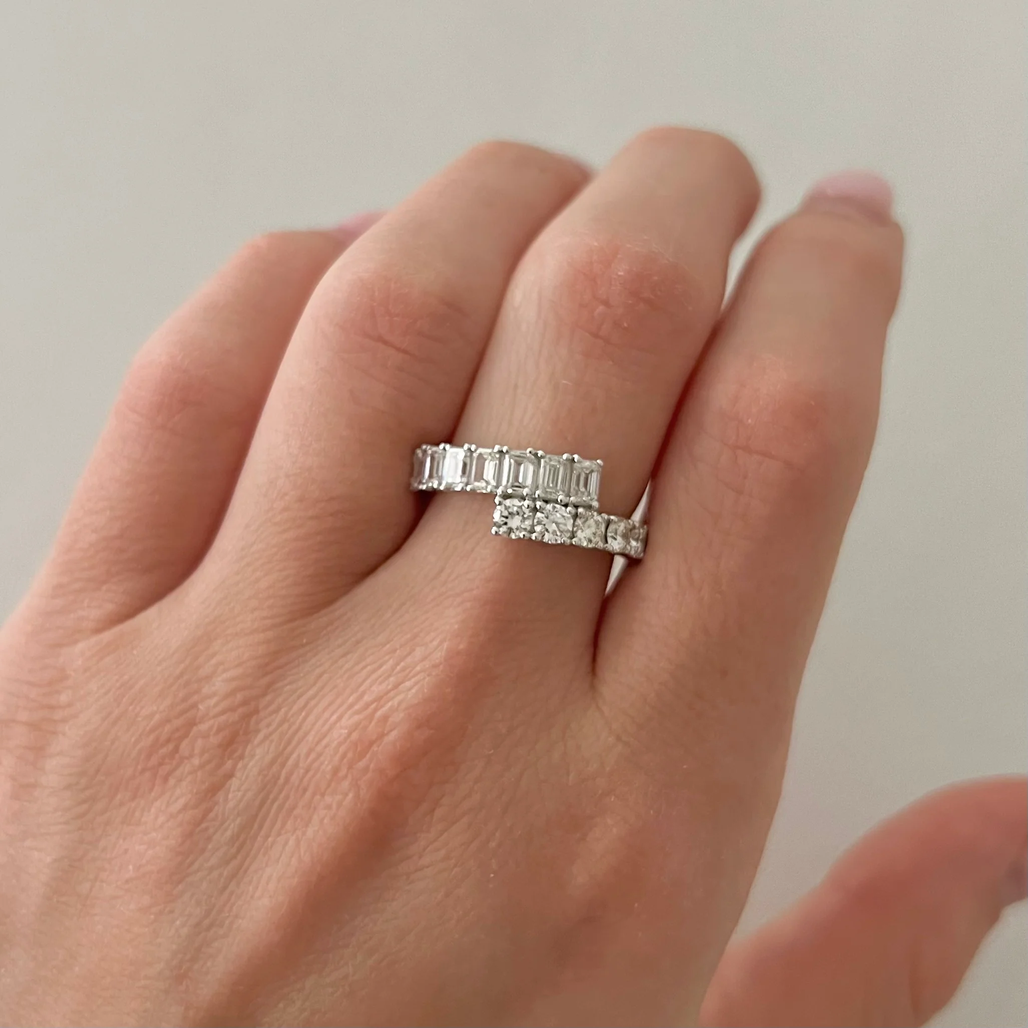 14K GOLD DIAMOND SHIRAH RING - Image 4