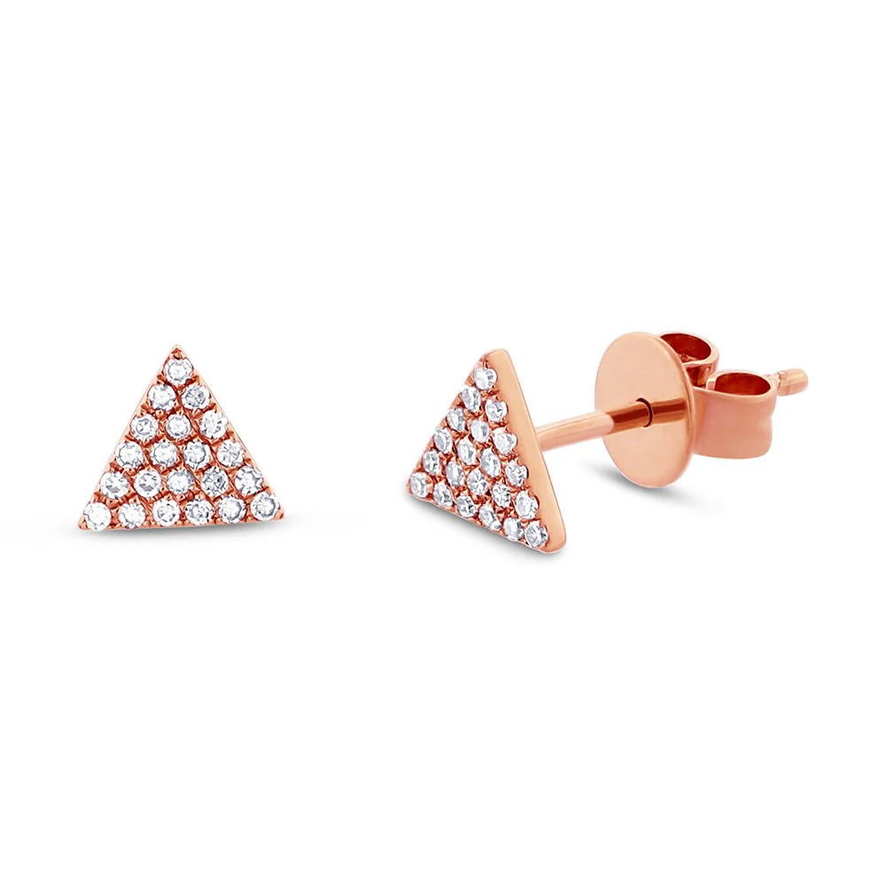 14K GOLD DIAMOND SIA MINI STUDS - Image 4