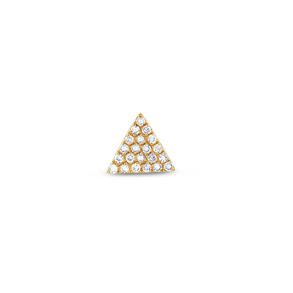 14K GOLD DIAMOND SIA MINI STUDS - Image 7